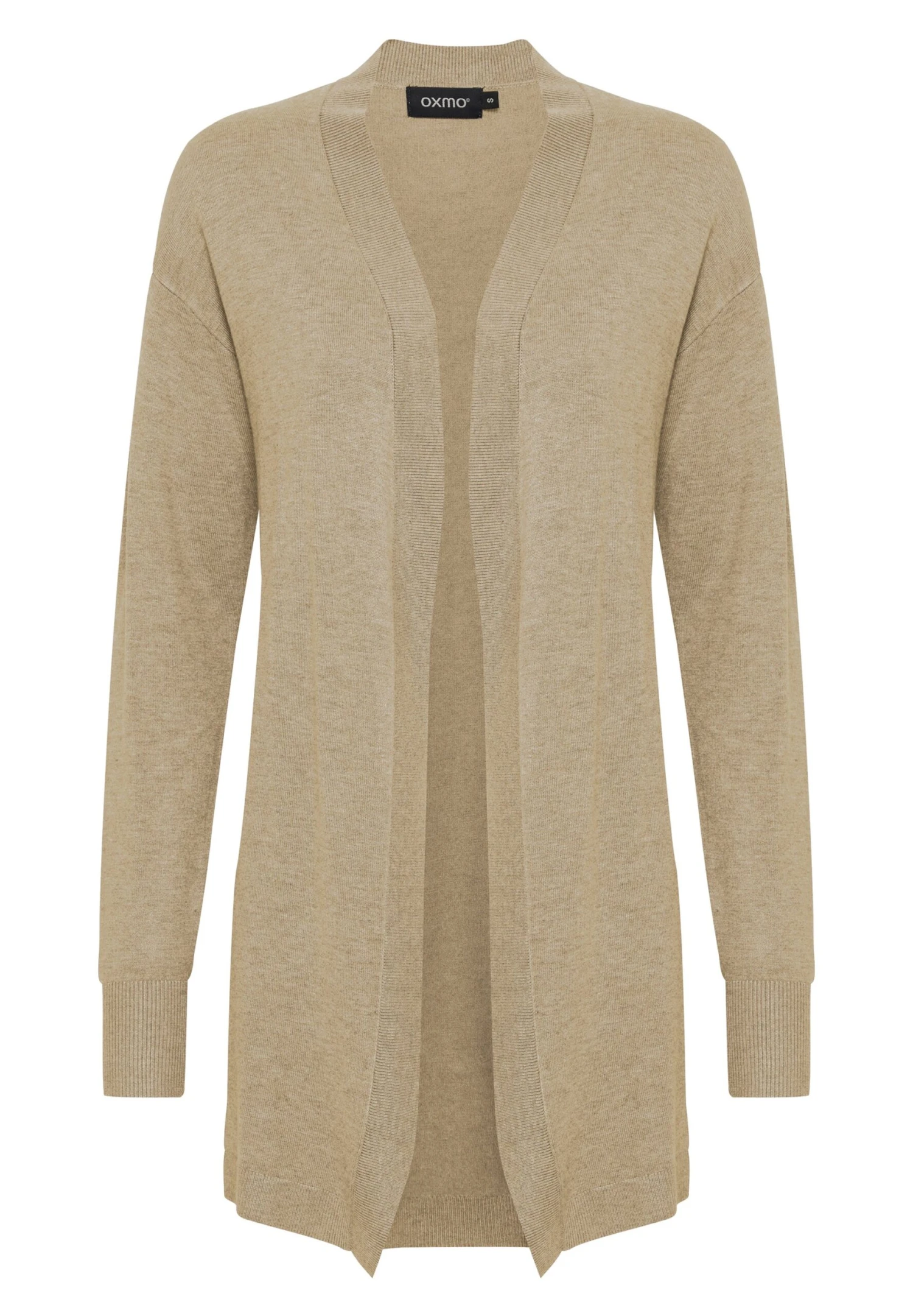 OXMO OXKAT - Cardigan - Cement Melange 6 OXMO OXKAT - Cardigan - Cement Melange - Image 6