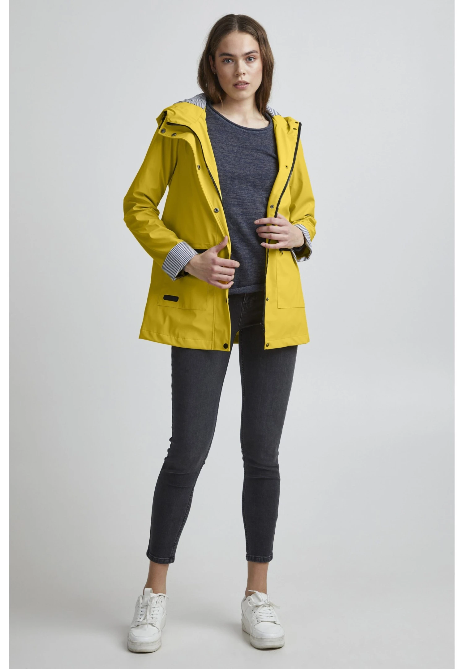 OXMO OXBECKY - Waterproof Jacket - Primrose Yellow 2 OXMO OXBECKY - Waterproof Jacket - Primrose Yellow - Image 2