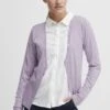 OXMO OXHELENE - Cardigan - Purple Rose Melange