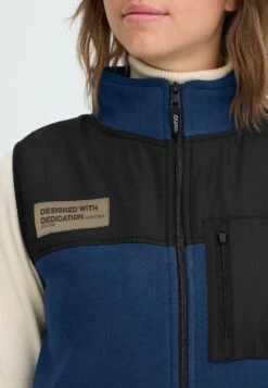 OXMO OXNETE FLEECE - Waistcoat - Dress Blues 11 OXMO OXNETE FLEECE - Waistcoat - Dress Blues -OXMO Store 00a6e70eae04490aa5e3c0a3c7b9e900