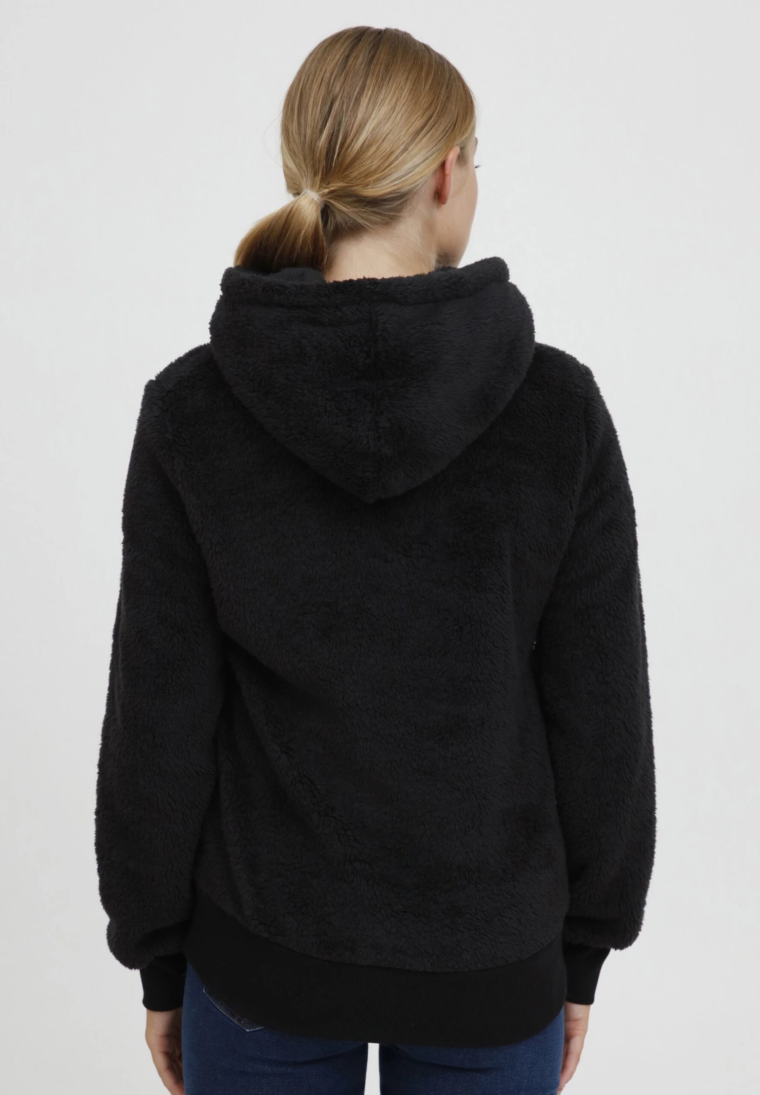 OXMO OXAnniken - Fleece Jumper - Black 3 OXMO OXAnniken - Fleece Jumper - Black - Image 3