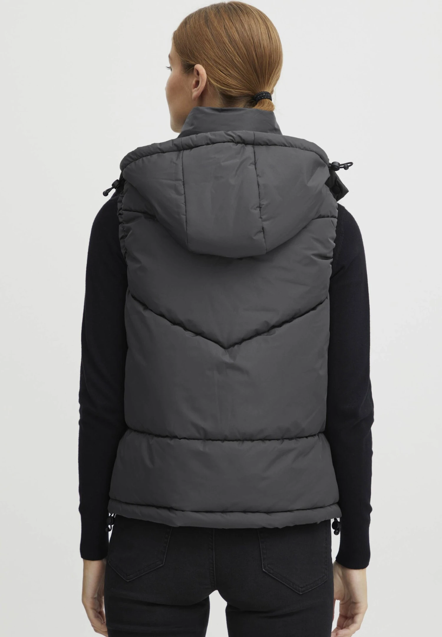 OXMO OXJULIETTE - Waistcoat - Iron Gate 3 OXMO OXJULIETTE - Waistcoat - Iron Gate - Image 3