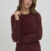 OXMO OXELVINA - Jumper - Wine Red
