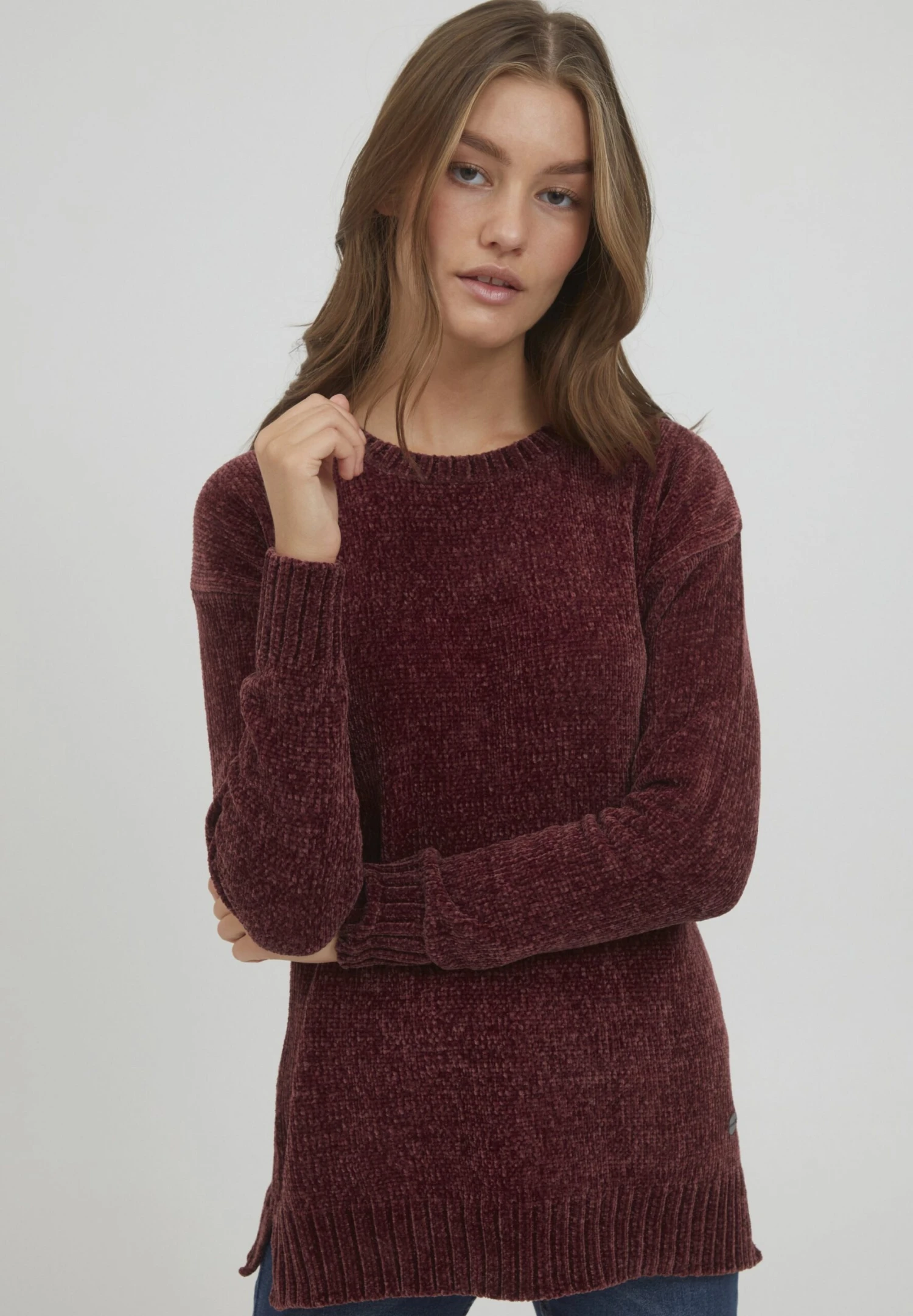 OXMO OXELVINA - Jumper - Wine Red 1 OXMO OXELVINA - Jumper - Wine Red