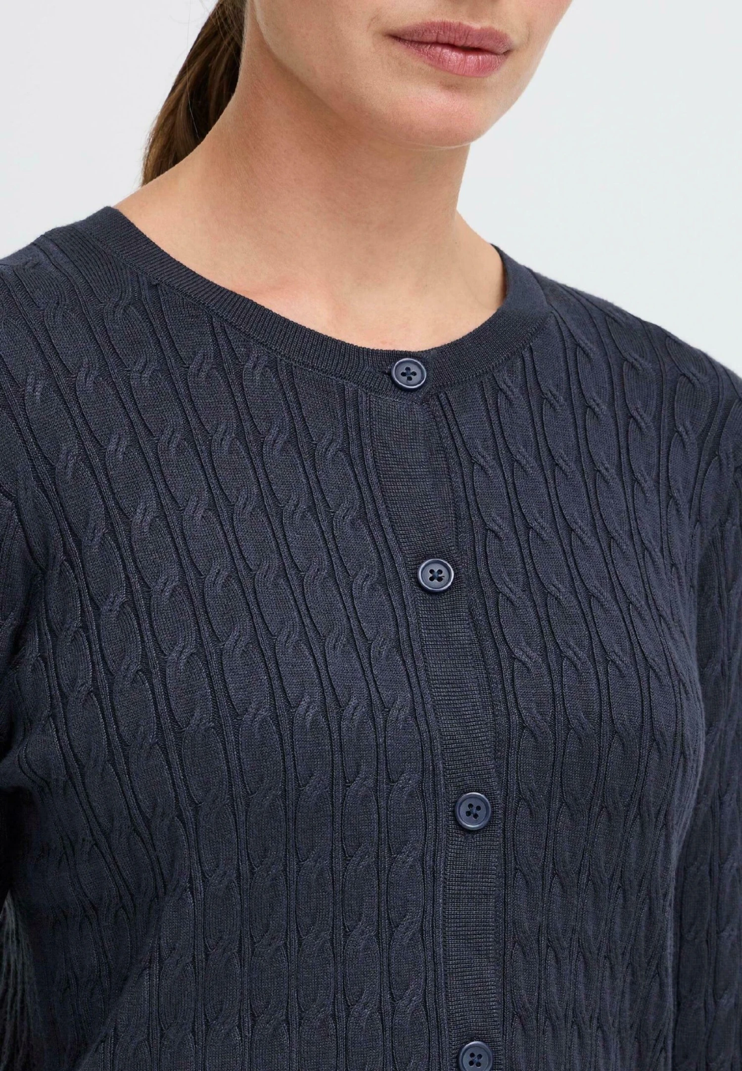 OXMO IHSASJA - Cardigan - Total Eclipse 4 OXMO IHSASJA - Cardigan - Total Eclipse - Image 4