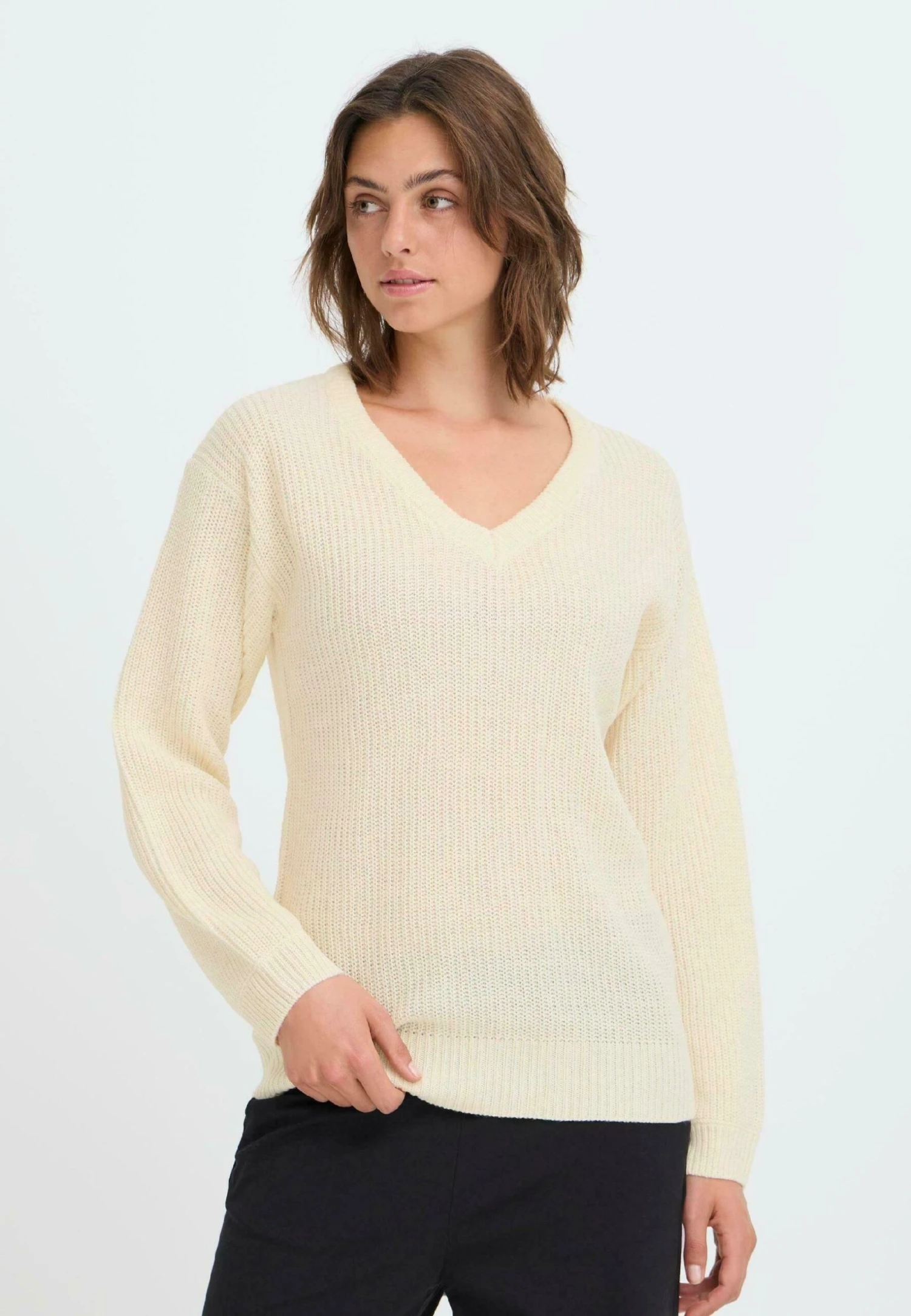 OXMO IHSANDIE - Jumper - Birch 1 OXMO IHSANDIE - Jumper - Birch