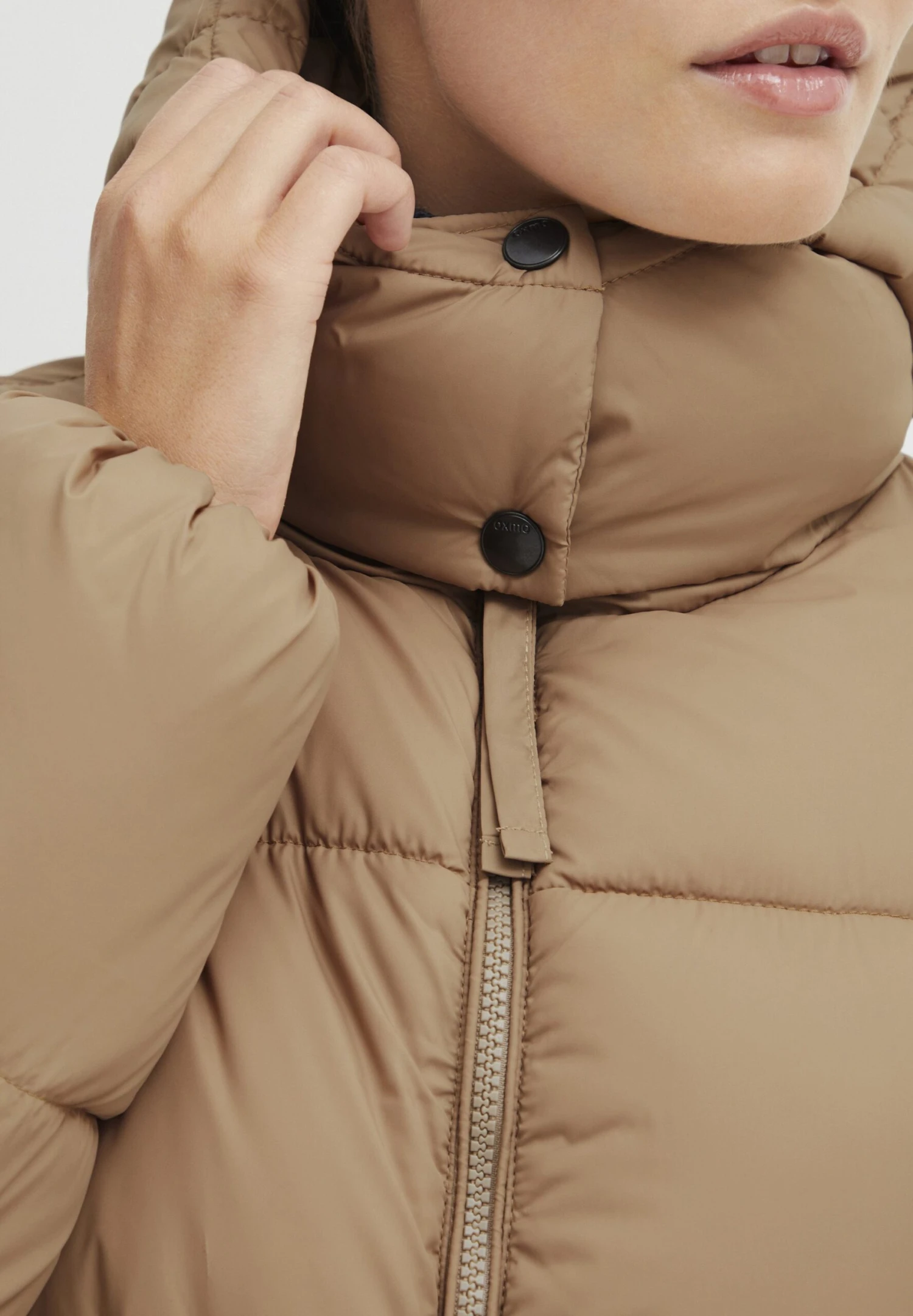 OXMO OXBoda - Winter Coat - Tannin 4 OXMO OXBoda - Winter Coat - Tannin - Image 4