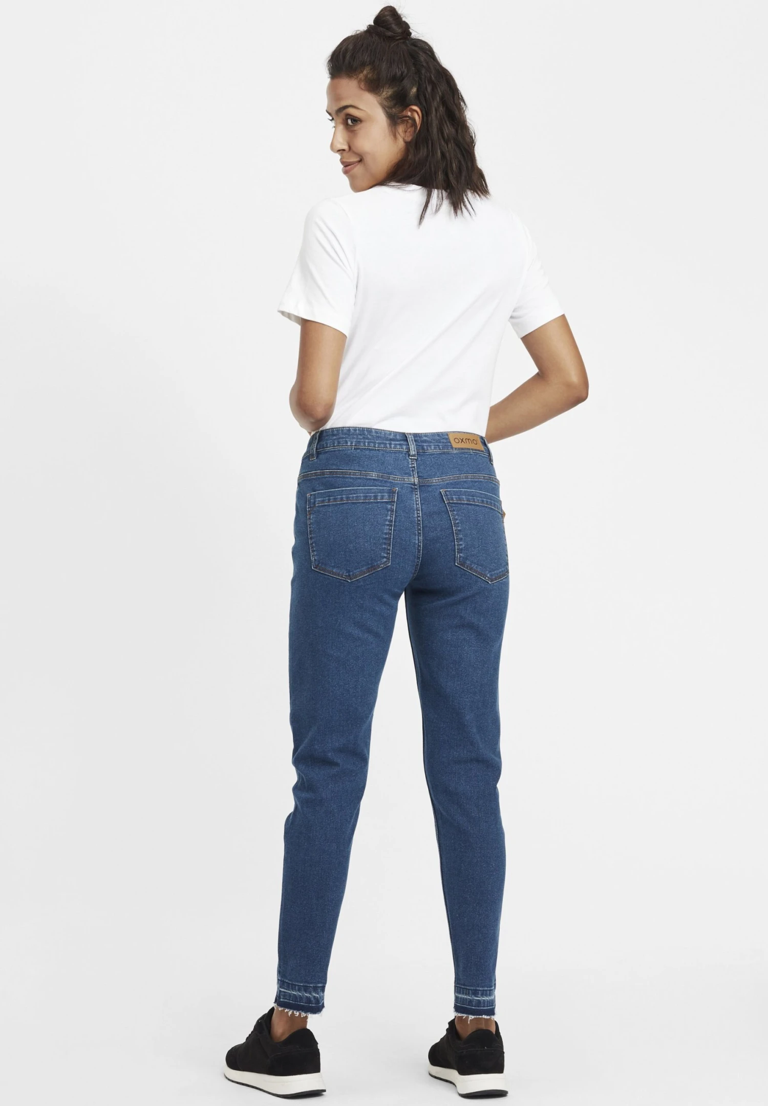 OXMO OXIrabella - Slim Fit Jeans - Antique Blue 3 OXMO OXIrabella - Slim Fit Jeans - Antique Blue - Image 3