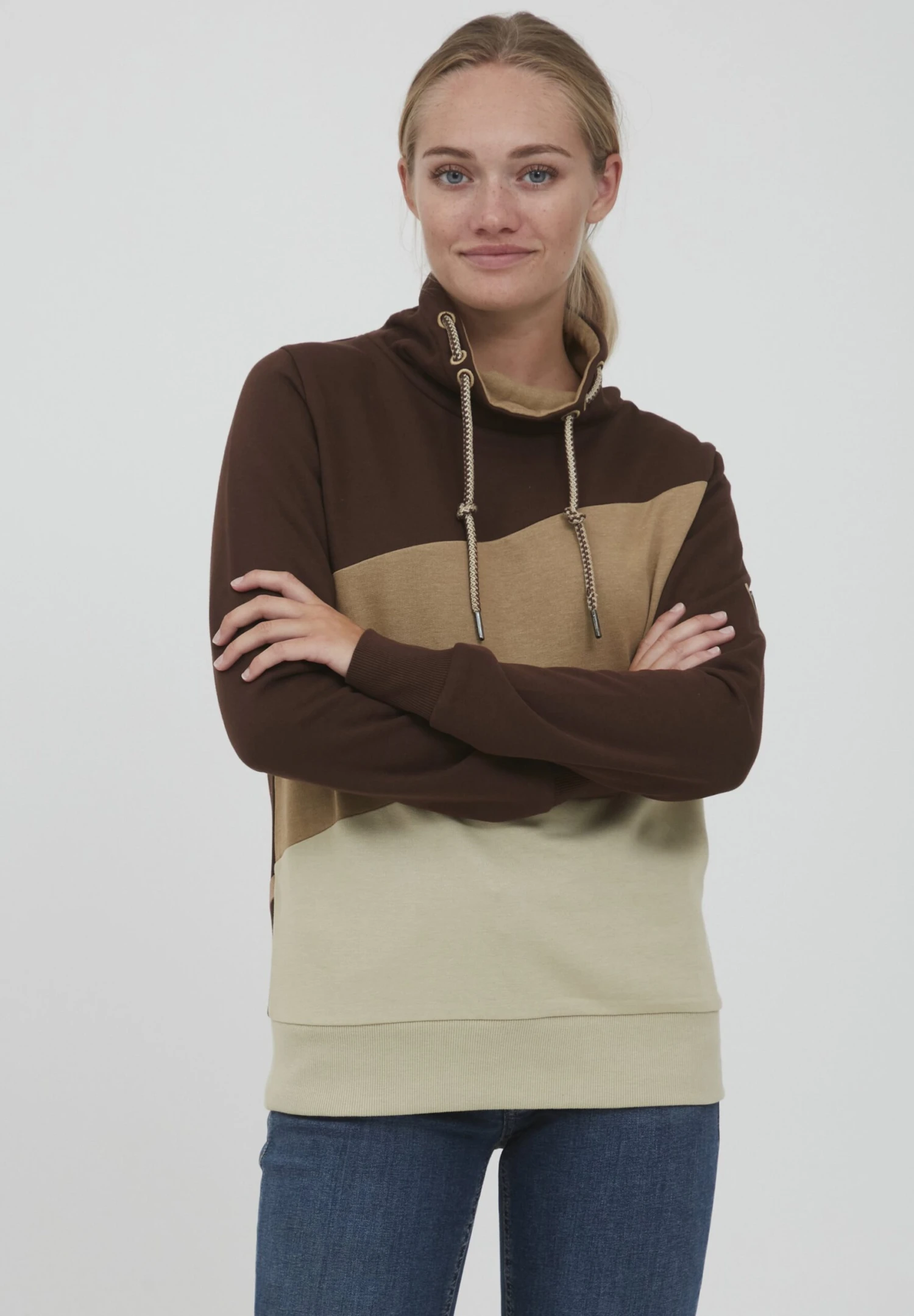 OXMO OXAgda - Sweatshirt - Chicory Coffee 1 OXMO OXAgda - Sweatshirt - Chicory Coffee
