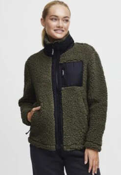 OXMO OXELLIN - Fleece Jacket - Dusty Olive