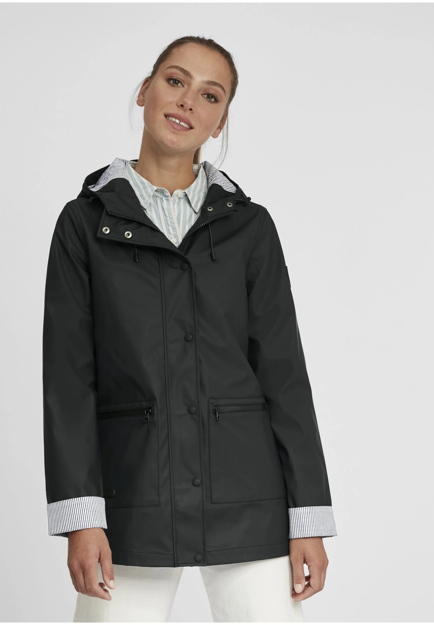 OXMO OXBECKY - Waterproof Jacket - Black 2 OXMO OXBECKY - Waterproof Jacket - Black - Image 2