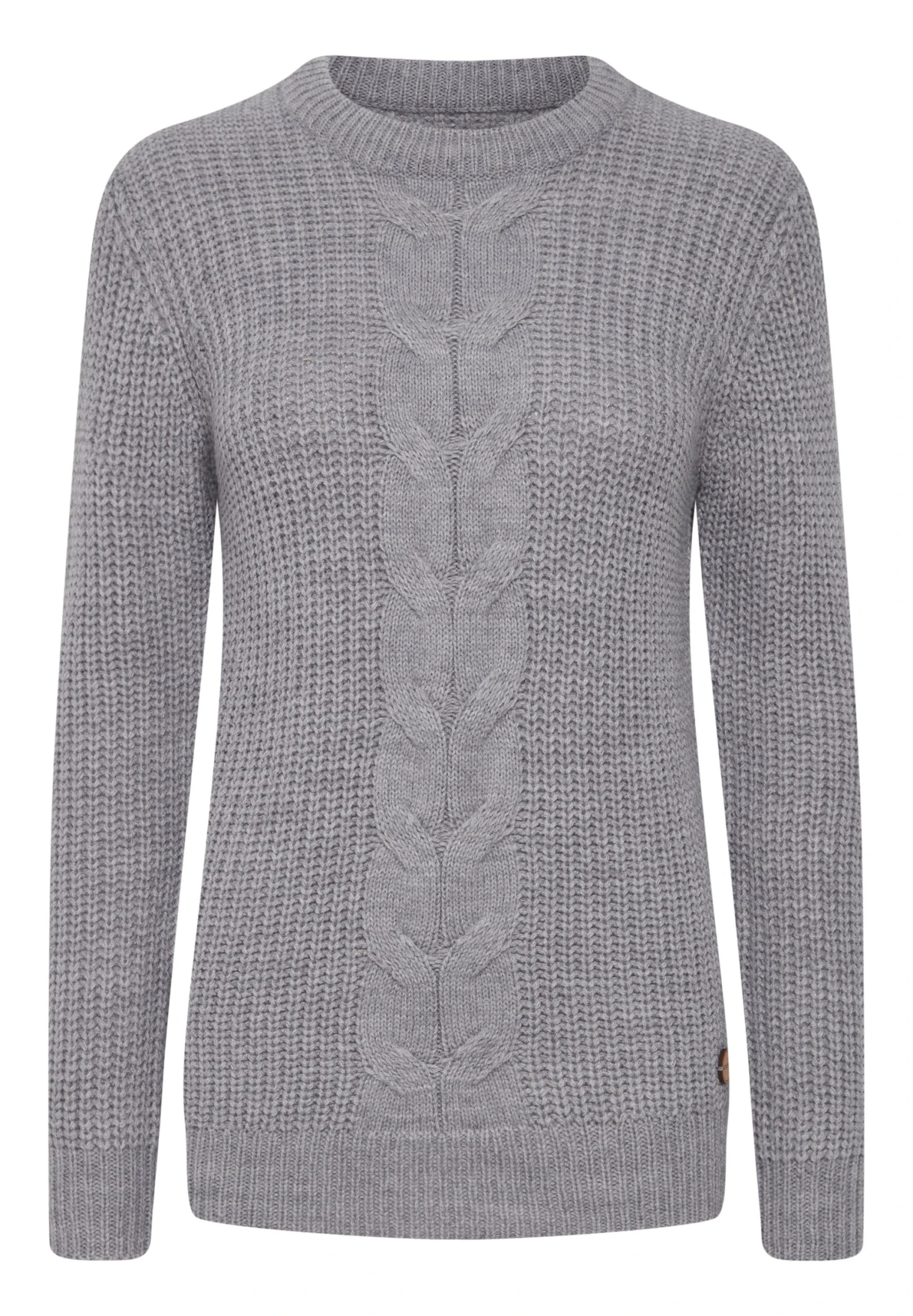 OXMO OXNatasja - Jumper - Cement Melange 8 OXMO OXNatasja - Jumper - Cement Melange - Image 8