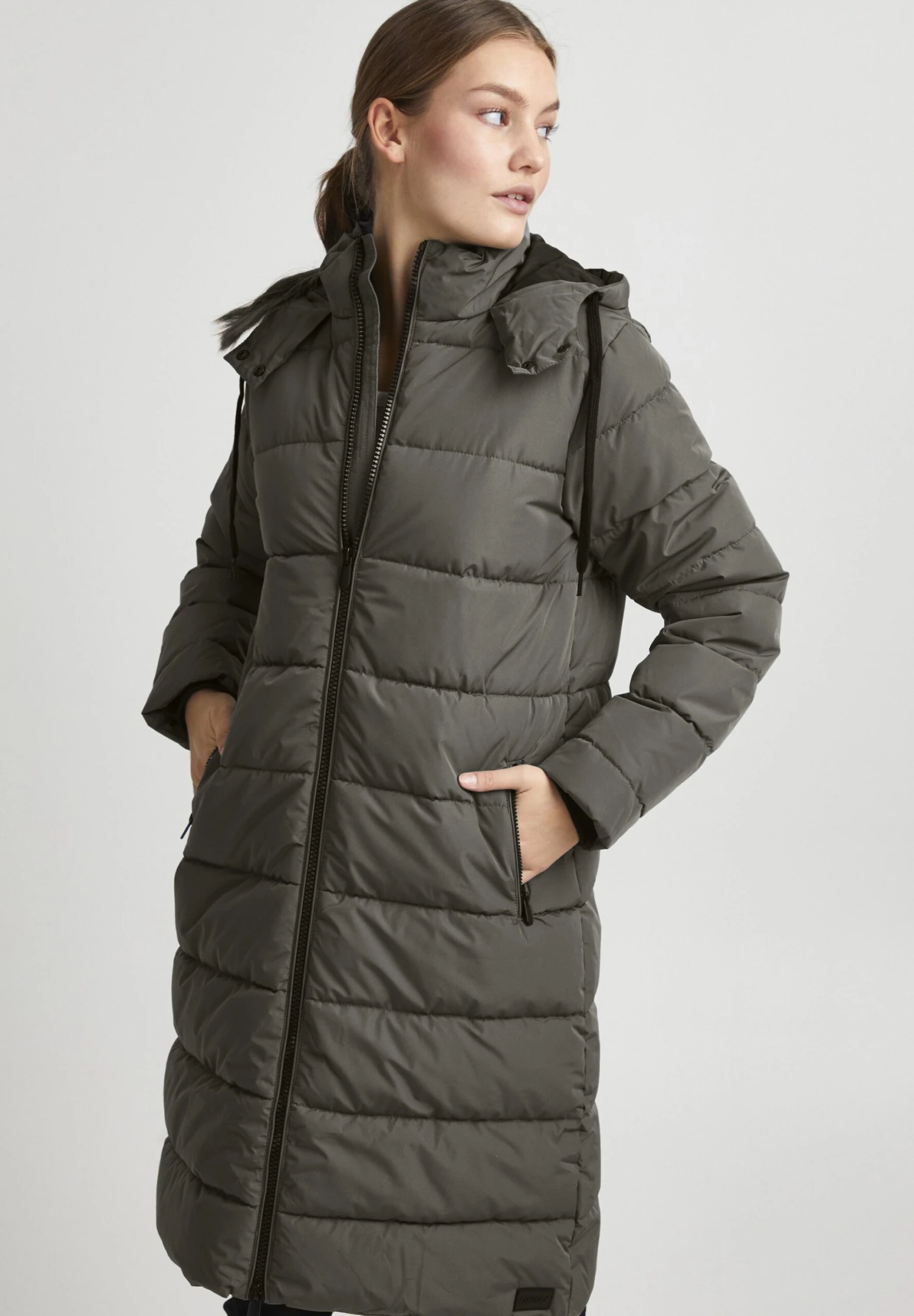 OXMO OXSOLIANA - Winter Coat - Pewter 1 OXMO OXSOLIANA - Winter Coat - Pewter
