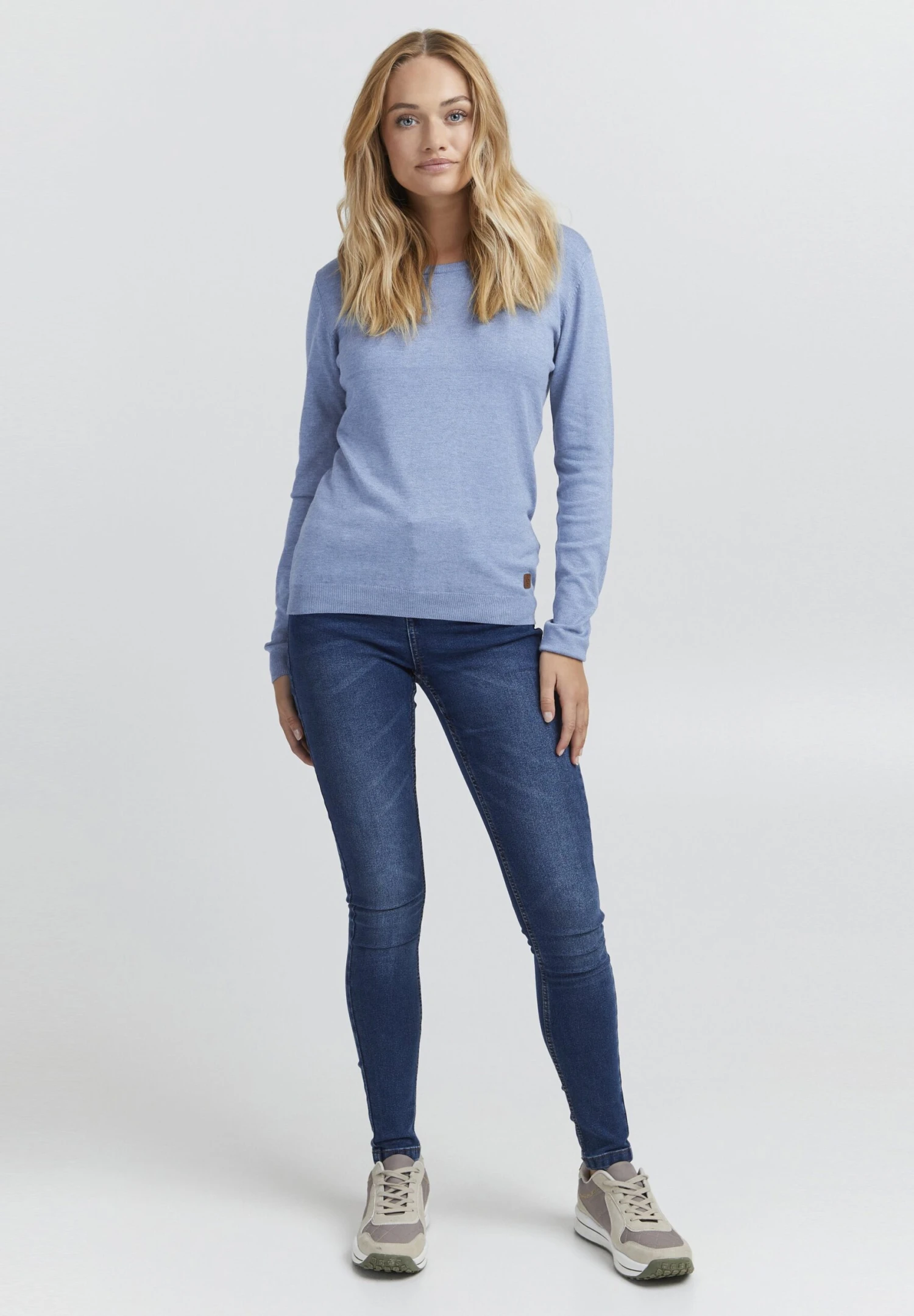 OXMO OXEDDA - Jumper - Stonewash Melange 2 OXMO OXEDDA - Jumper - Stonewash Melange - Image 2