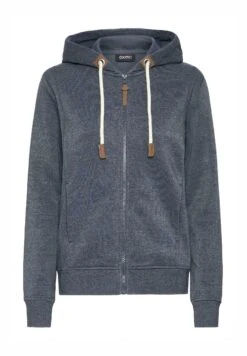 OXMO OXMILLE ZIPHOODIE - Zip-up Sweatshirt - Dark Grey Melange -OXMO Store 089cd4e39bd1405c87ee43aba3ee75cd 1