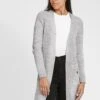 OXMO OXPHILETTA - Cardigan - Lig Grey M