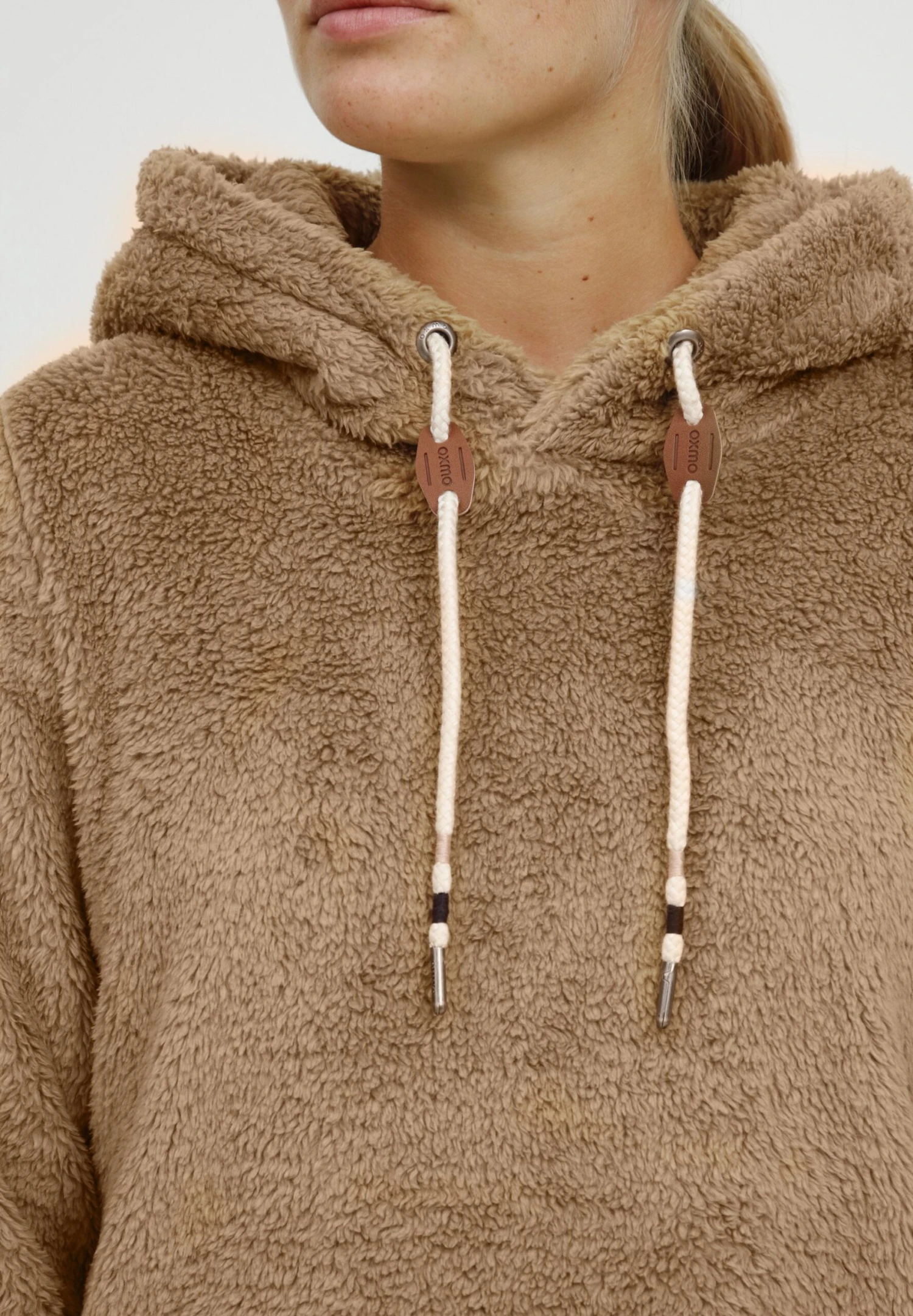 OXMO OXAnniken - Fleece Jumper - Kelp 4 OXMO OXAnniken - Fleece Jumper - Kelp - Image 4