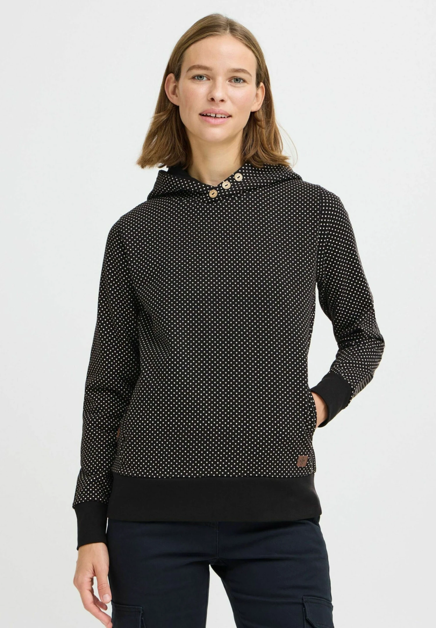 OXMO OXVERA - Hoodie - Black 1 OXMO OXVERA - Hoodie - Black