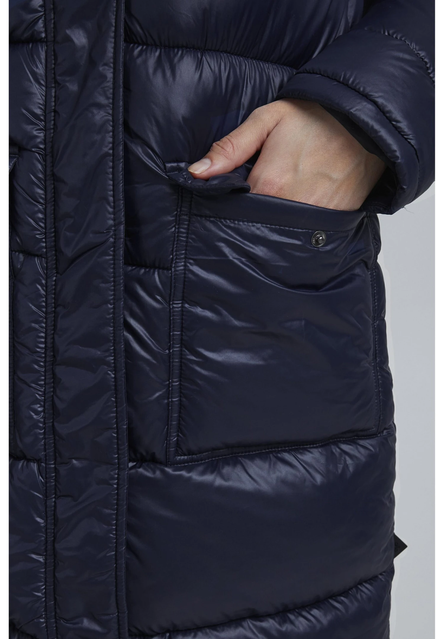OXMO OXDaina - Winter Coat - Total Eclipse 5 OXMO OXDaina - Winter Coat - Total Eclipse - Image 5