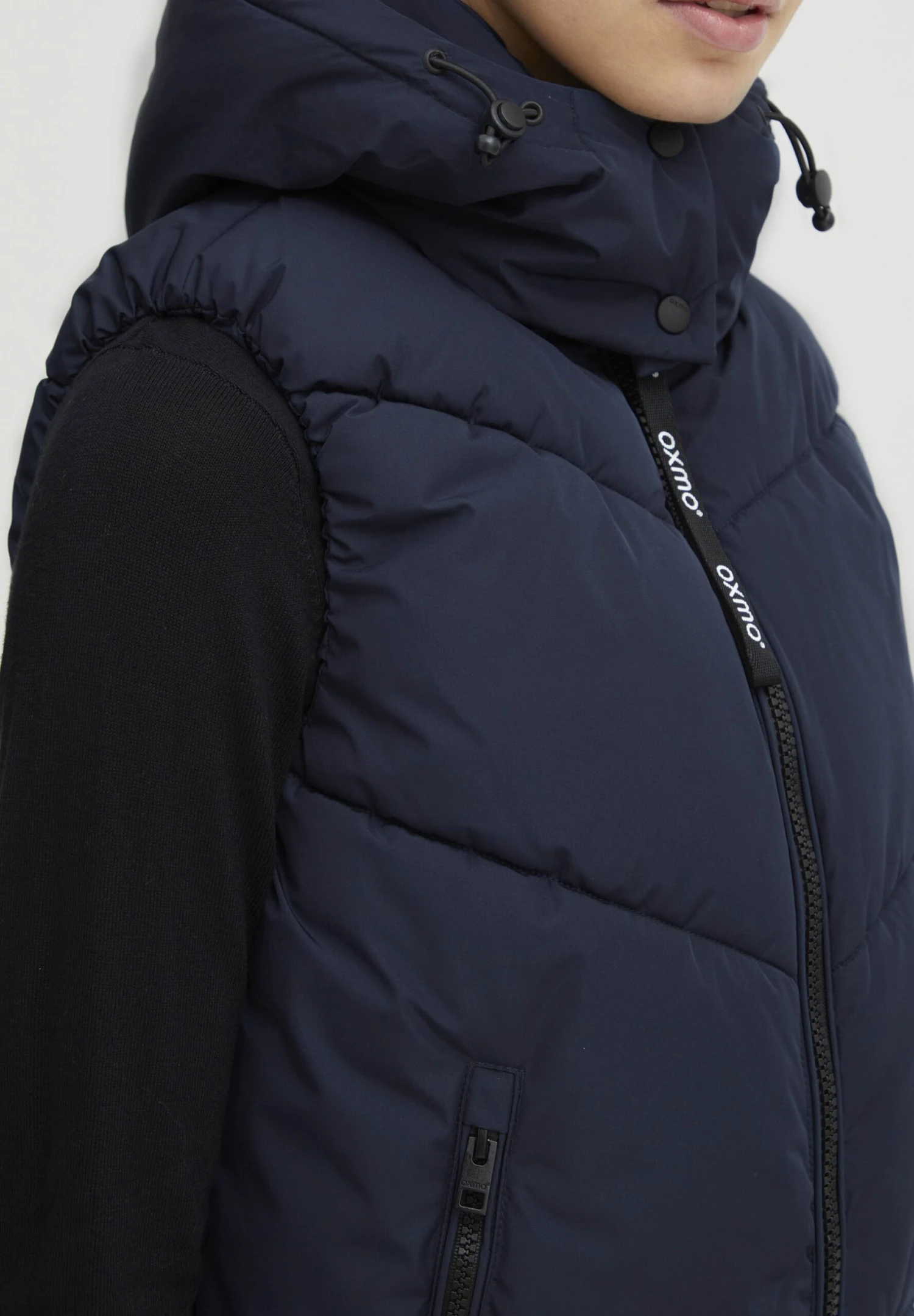 OXMO OXJULIETTE - Waistcoat - Insignia Blue 4 OXMO OXJULIETTE - Waistcoat - Insignia Blue - Image 4