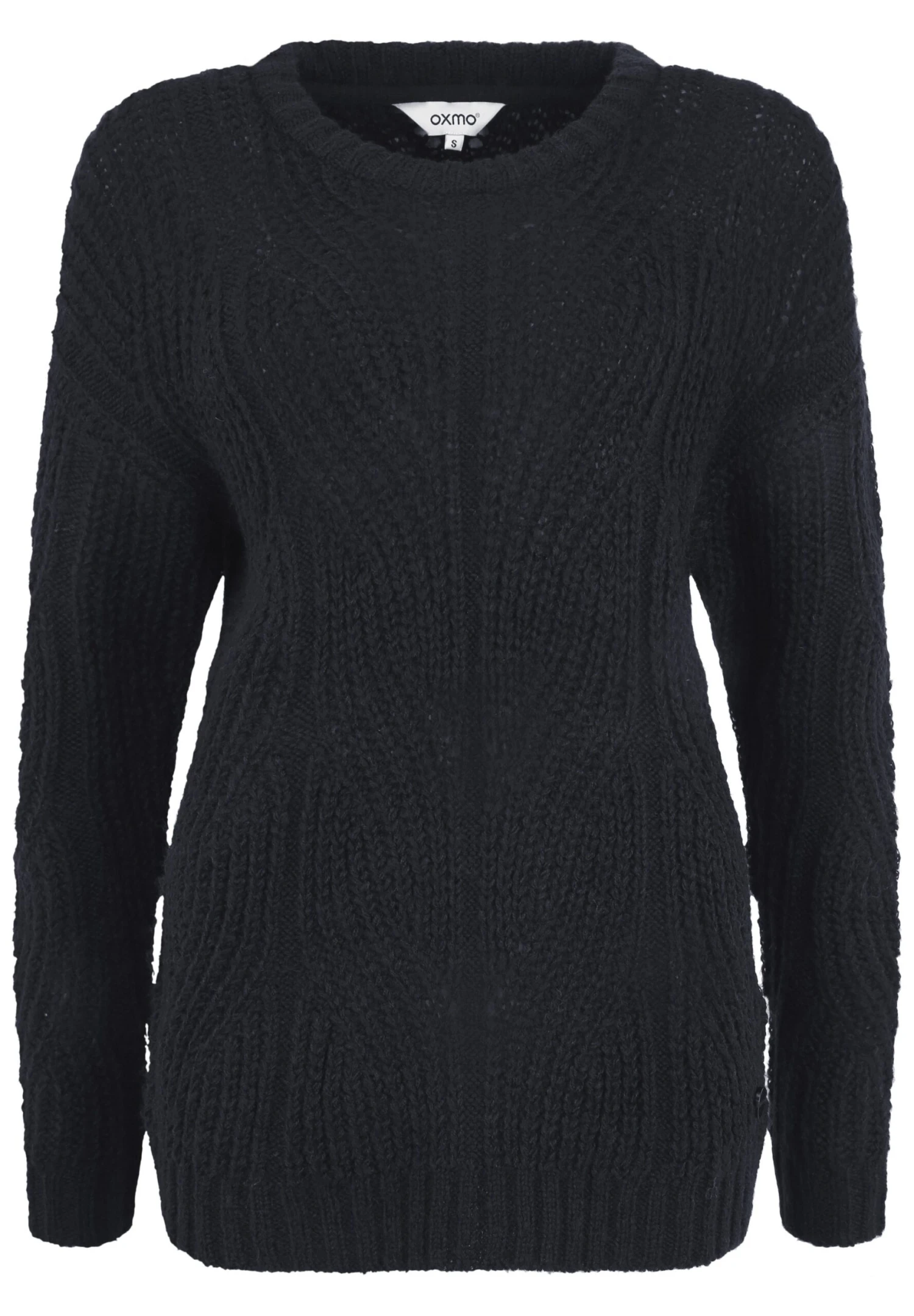 OXMO OXChiara - Jumper - Medium Grey Melange 9 OXMO OXChiara - Jumper - Medium Grey Melange - Image 9