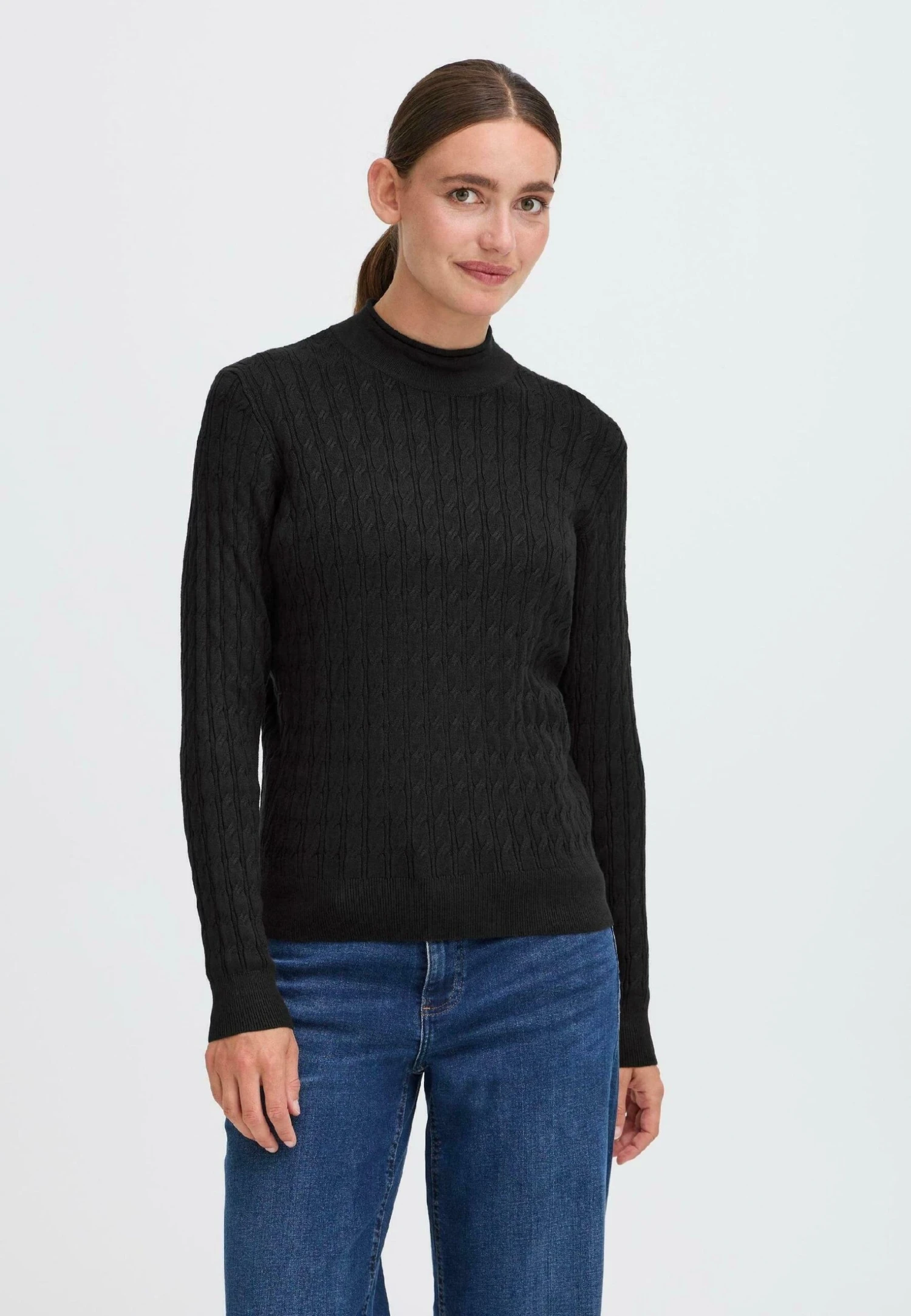 OXMO IHSALLY - Jumper - Black 1 OXMO IHSALLY - Jumper - Black