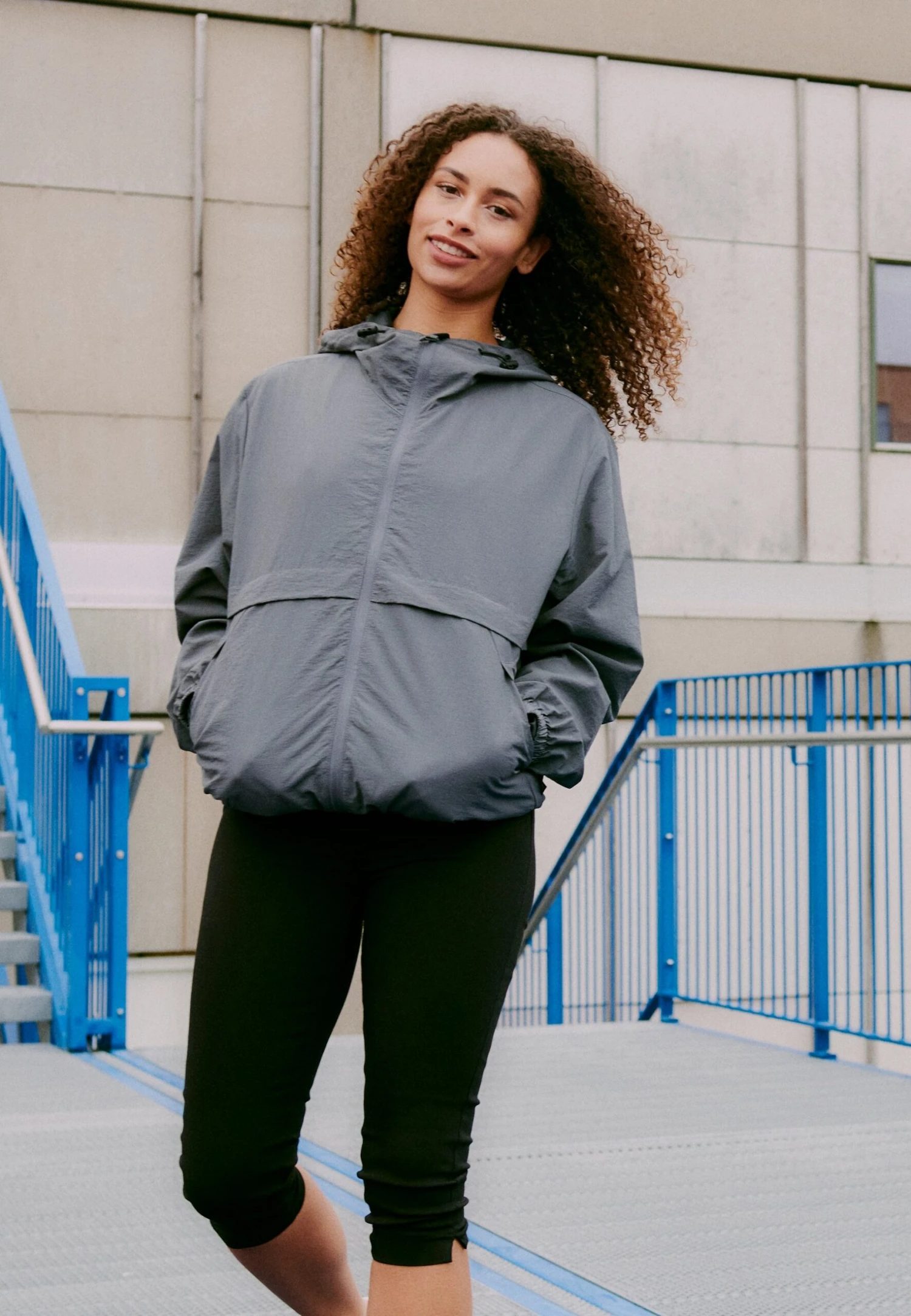 OXMO OXVISAM - Windbreaker - Iron Gate 6 OXMO OXVISAM - Windbreaker - Iron Gate - Image 6