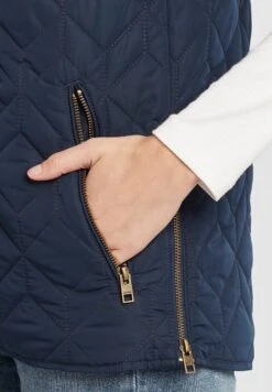 OXMO OXALITA - Waistcoat - Dress Blues -OXMO Store 0b7a5ae6074b4594ab15e0241bc5cadd