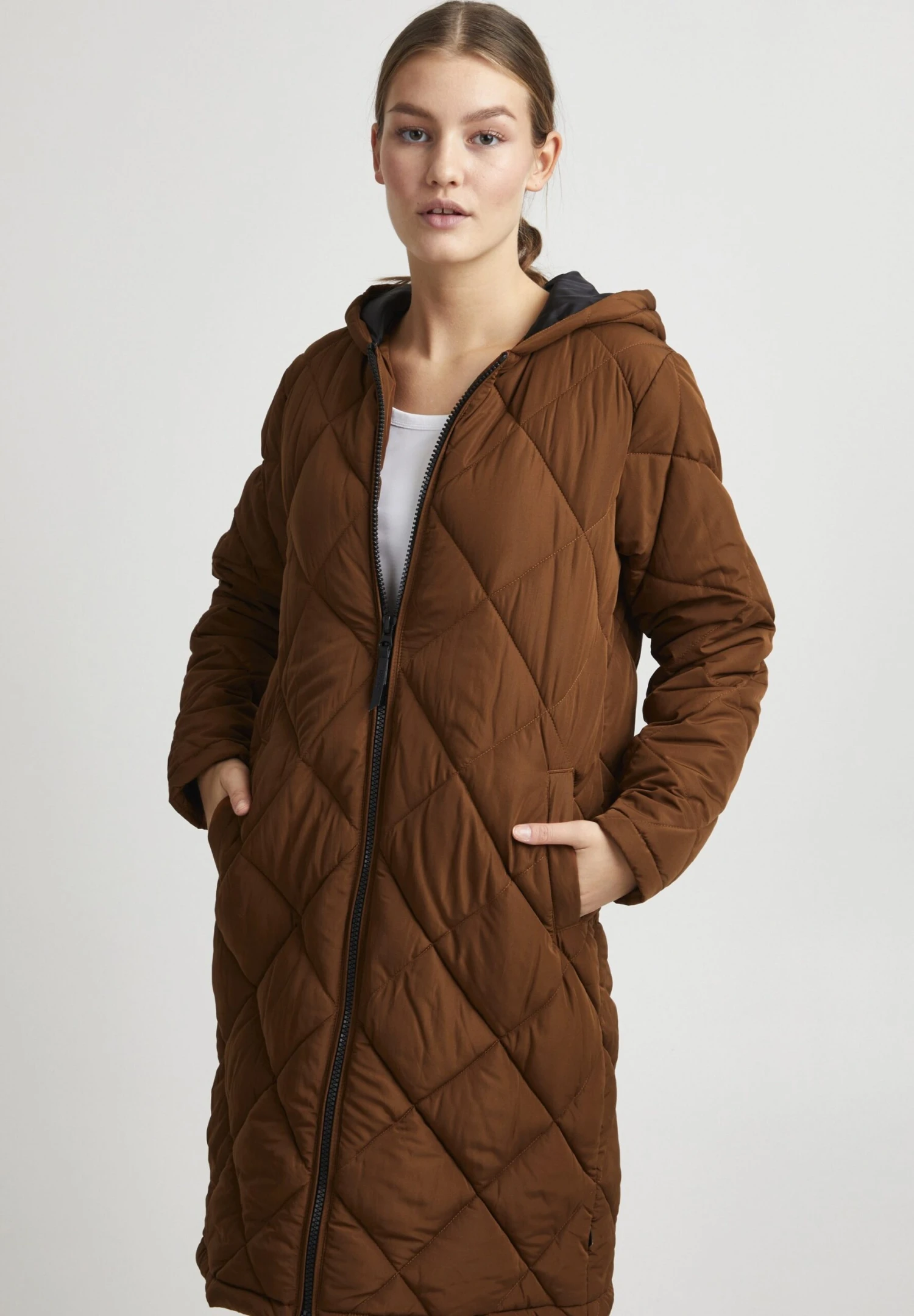 OXMO OXStanca - Winter Coat - Brown 1 OXMO OXStanca - Winter Coat - Brown