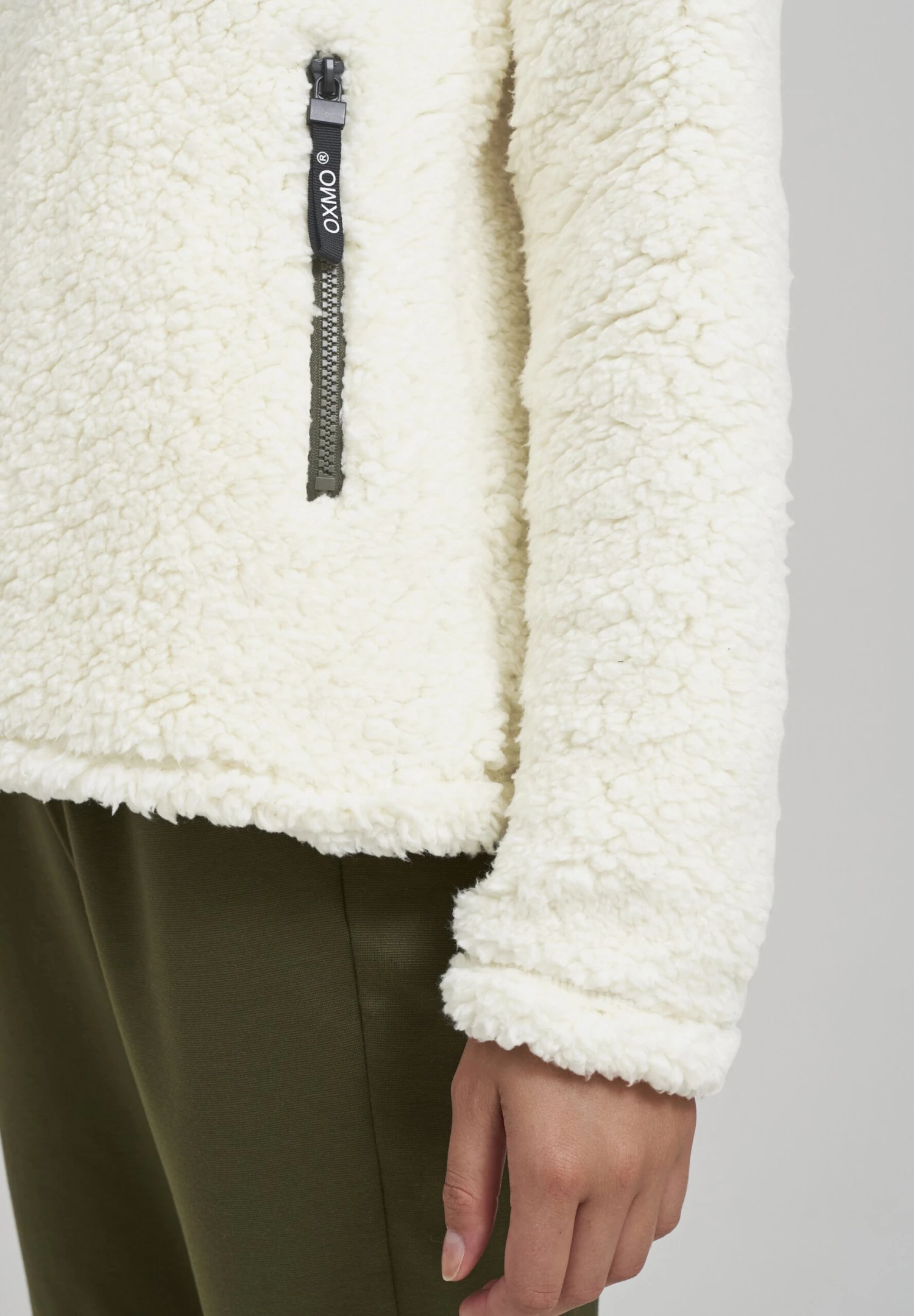 OXMO OXELINA - Fleece Jumper - Cloud Dancer 5 OXMO OXELINA - Fleece Jumper - Cloud Dancer - Image 5