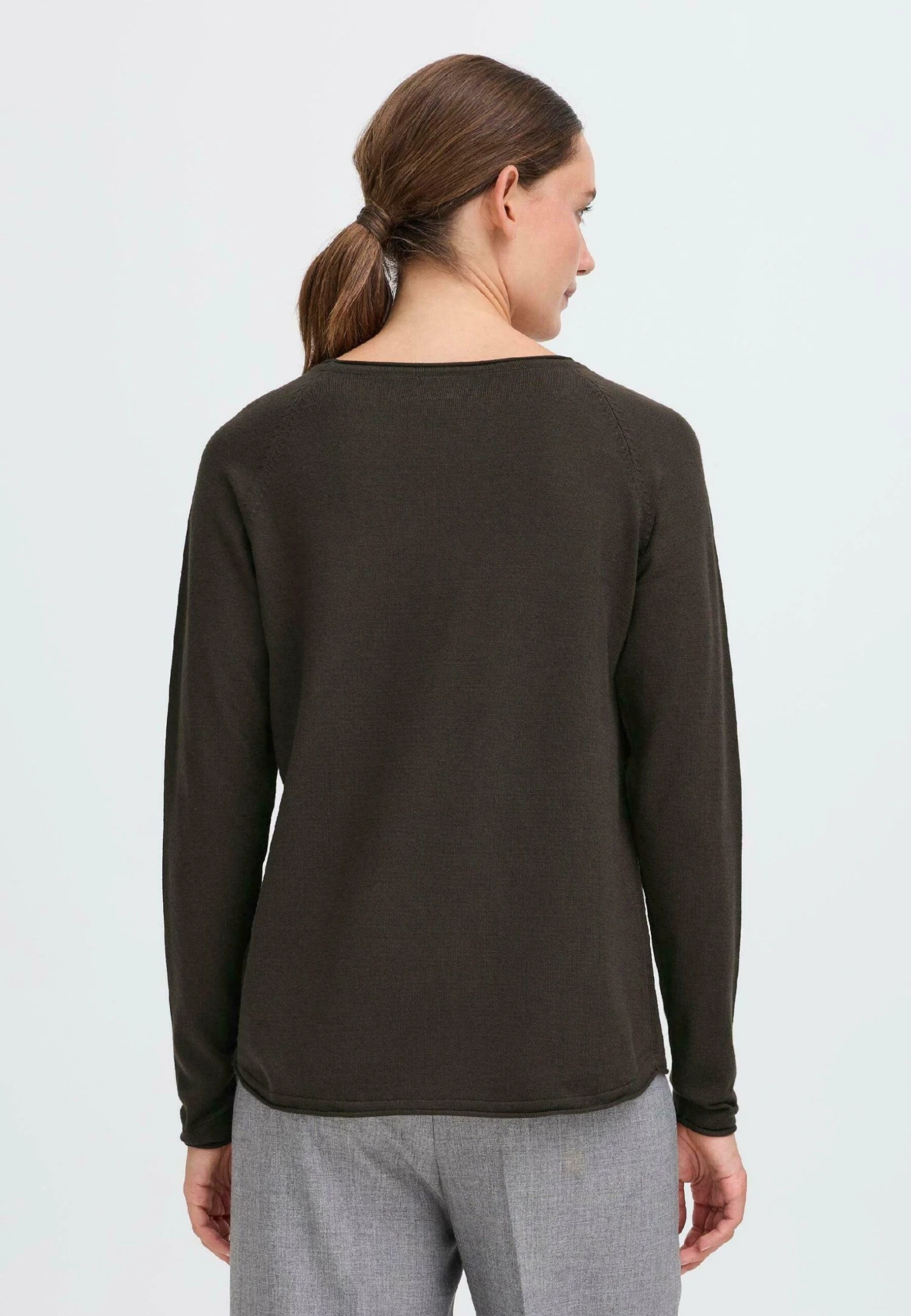 OXMO FRKEANA - Jumper - Chocolate Torte 3 OXMO FRKEANA - Jumper - Chocolate Torte - Image 3