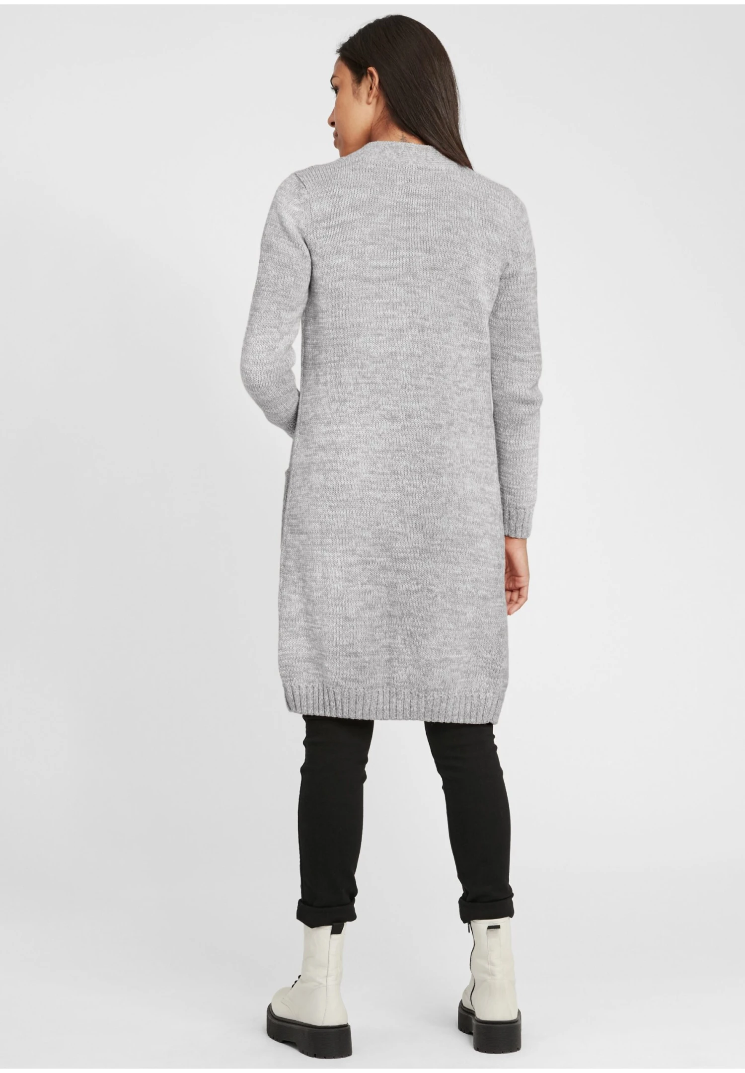 OXMO OXPHILETTA - Cardigan - Lig Grey M 3 OXMO OXPHILETTA - Cardigan - Lig Grey M - Image 3