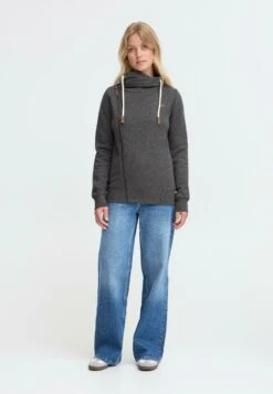 OXMO OXMILLE TUBEZIP - Zip-up Sweatshirt - Dark Grey Melange 10 OXMO OXMILLE TUBEZIP - Zip-up Sweatshirt - Dark Grey Melange -OXMO Store 0cfebbf4dc1e4e2eb89f536006b8869c