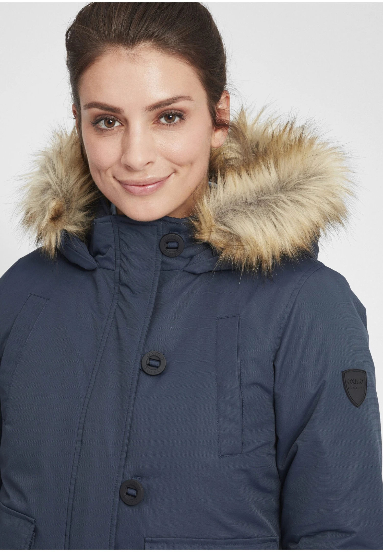 OXMO OXACILA - Winter Jacket - Insignia Blue 4 OXMO OXACILA - Winter Jacket - Insignia Blue - Image 4