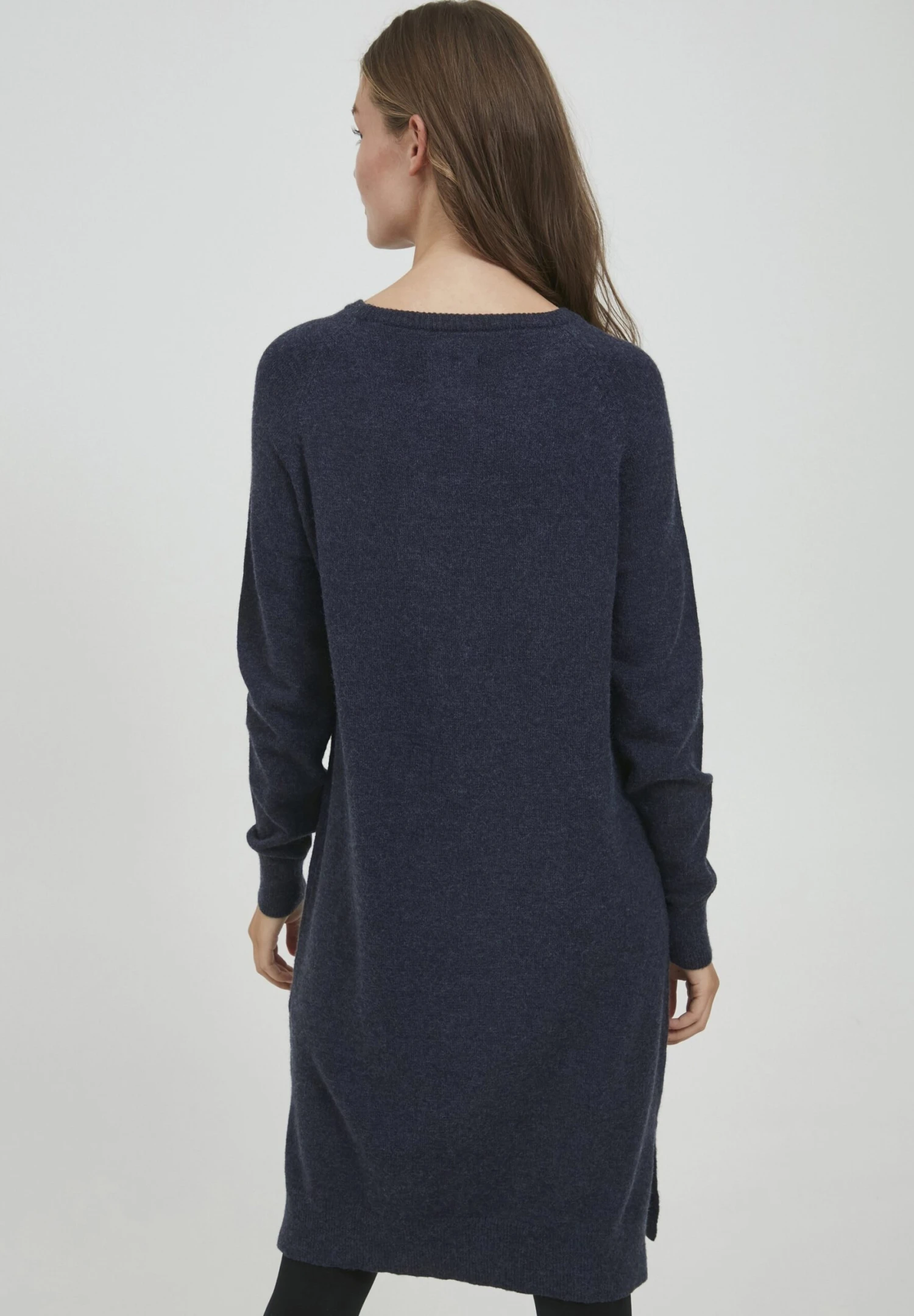 OXMO OXMAREEN - Jumper Dress - Total Eclipse Melange 3 OXMO OXMAREEN - Jumper Dress - Total Eclipse Melange - Image 3