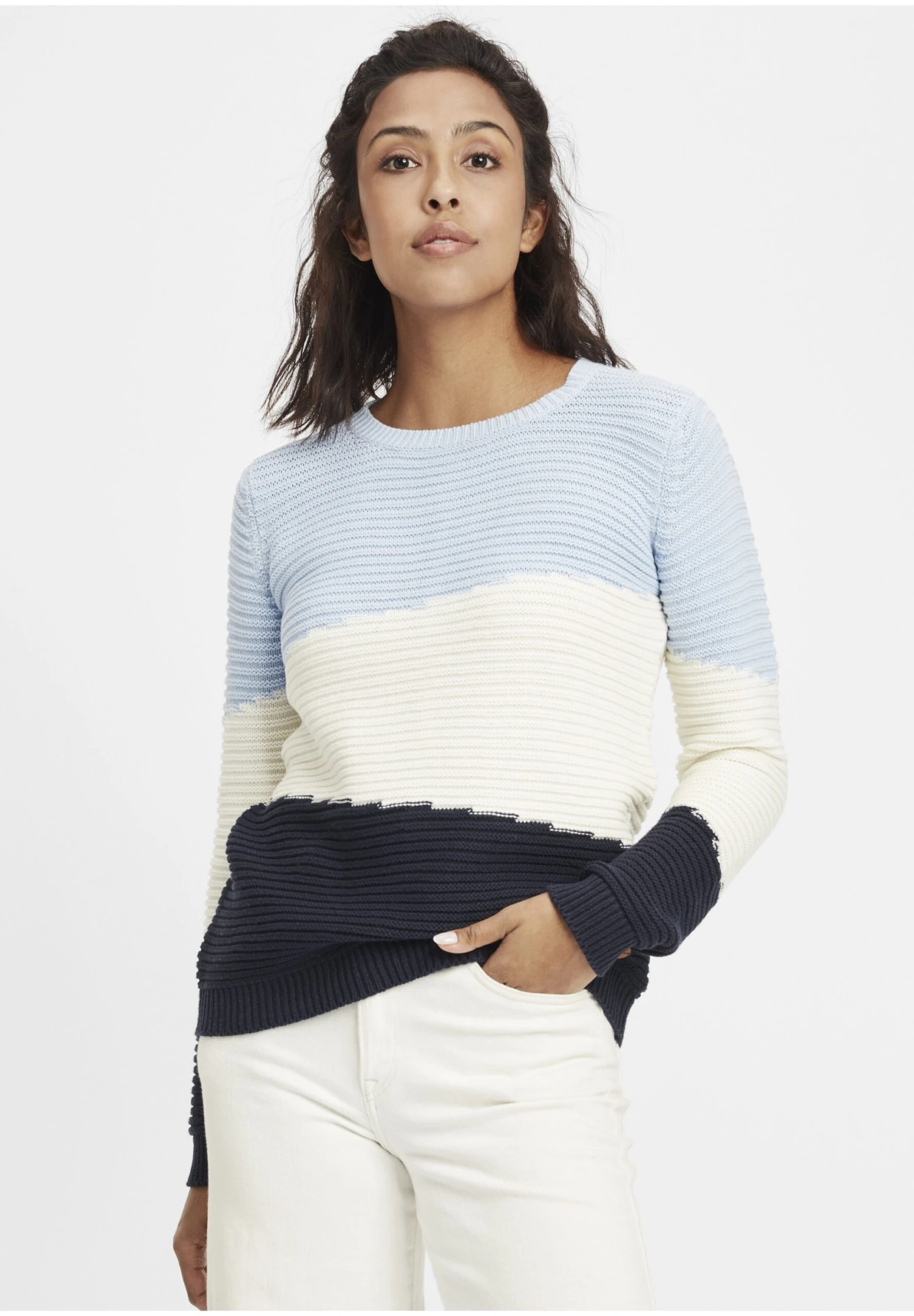 OXMO OXOLMA - Jumper - Sky Blue 1 OXMO OXOLMA - Jumper - Sky Blue