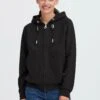 OXMO OXANDIE - Zip-up Sweatshirt - Black