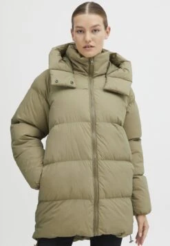 OXMO OXEllie - Winter Coat - Covert Green