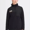 OXMO OXNETE HALFZIP - Fleece Jumper - Black