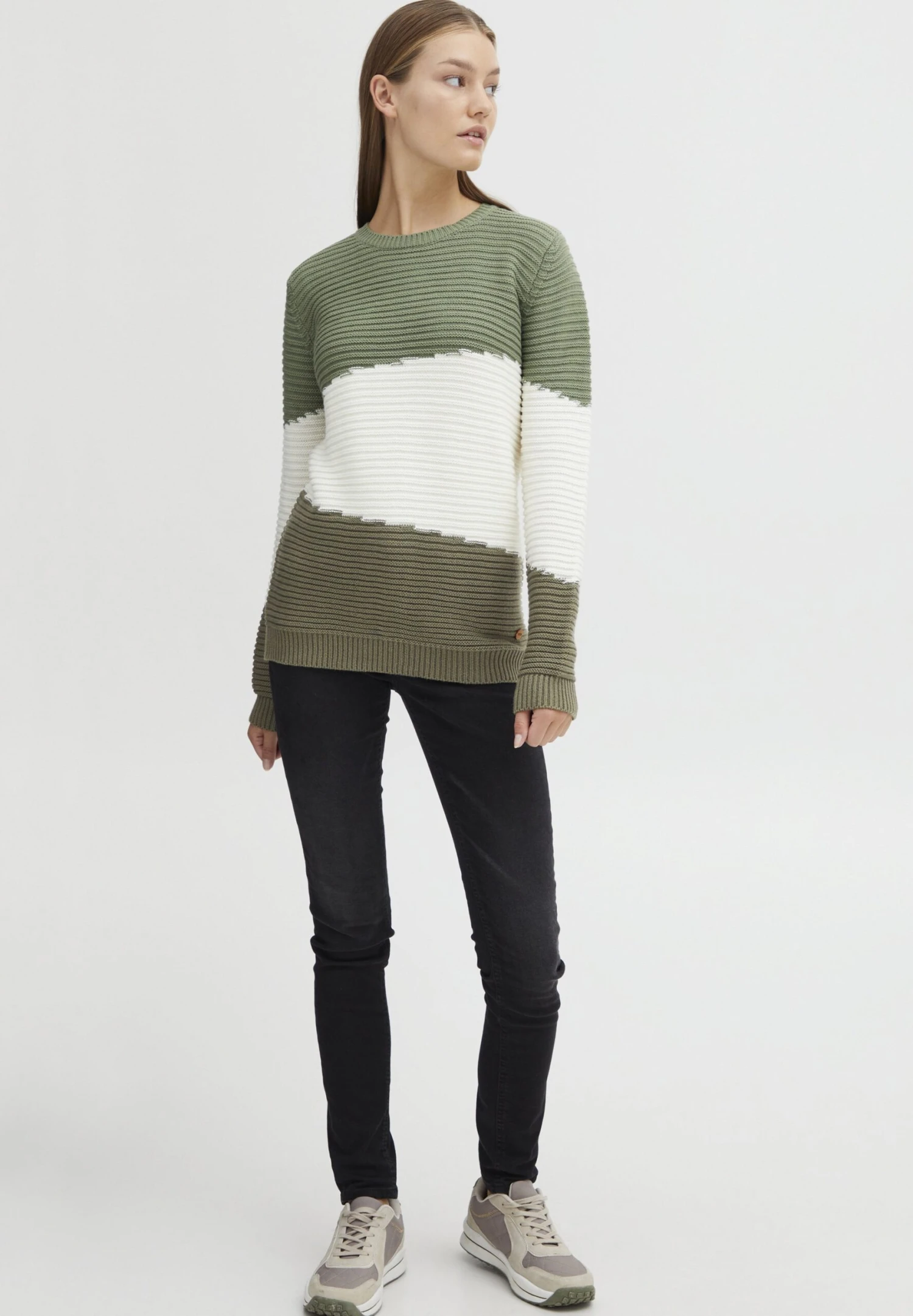 OXMO OXOLMA - Jumper - Hedge Green 2 OXMO OXOLMA - Jumper - Hedge Green - Image 2