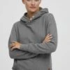 OXMO OXVERA - Hoodie - Medium Grey Melange