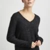 OXMO OXILVA - Jumper - Dark Grey Melange