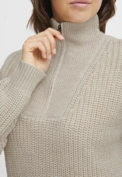 OXMO OXNancy - Jumper - Cement Melange -OXMO Store 13b85d543d36417a8885569dc91887fc