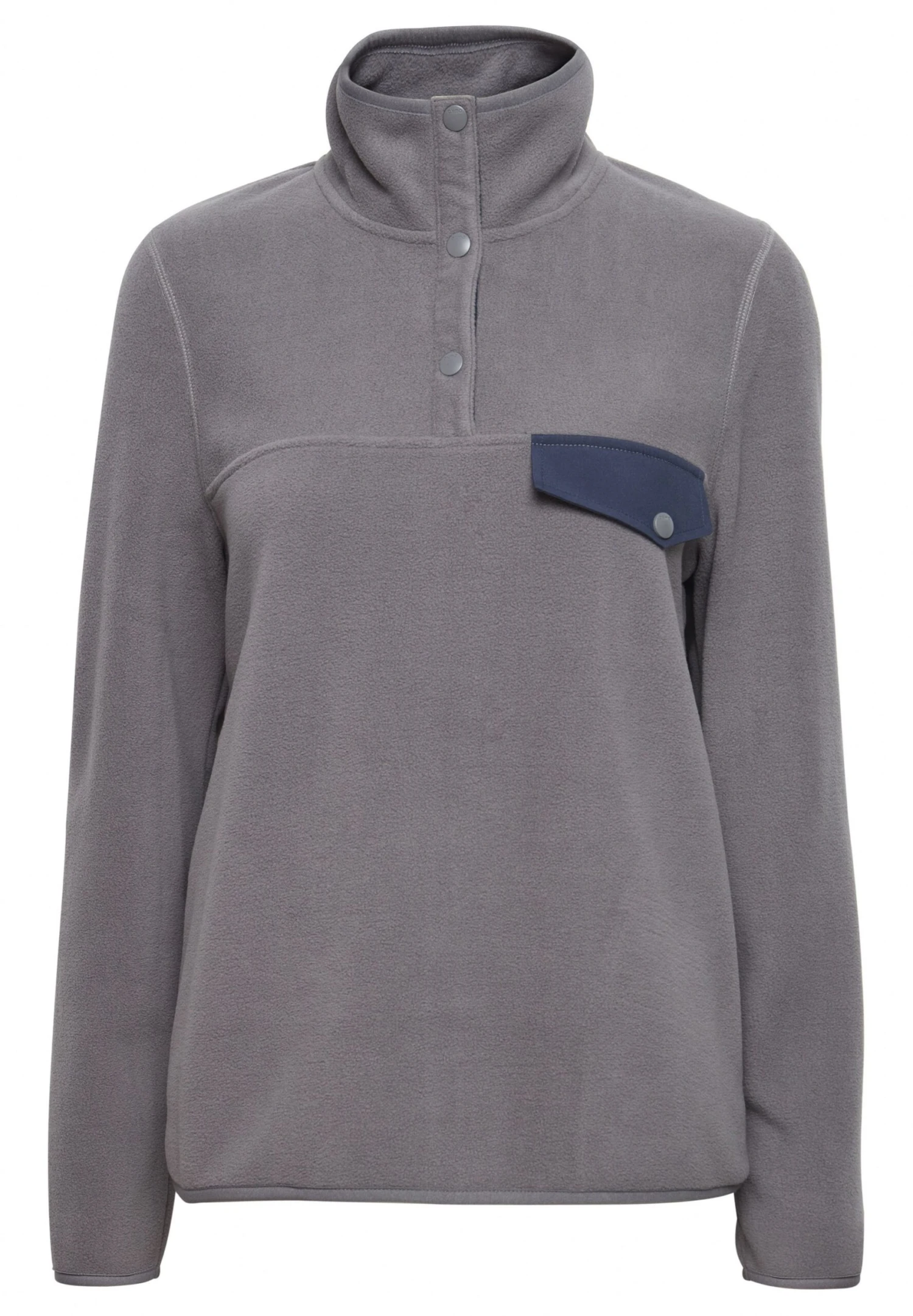 OXMO OXNyfine - Fleece Jumper - Pewter 6 OXMO OXNyfine - Fleece Jumper - Pewter - Image 6