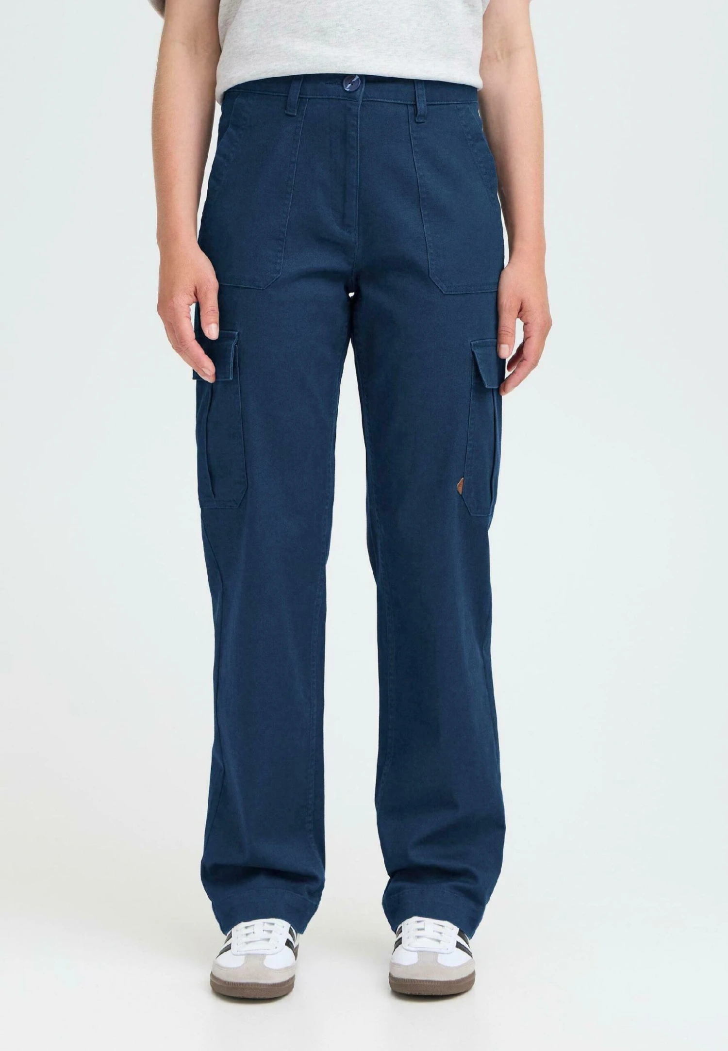 OXMO OXIBEN - Cargo Trousers - Dress Blues 1 OXMO OXIBEN - Cargo Trousers - Dress Blues