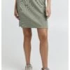 OXMO OXLOU - Pencil Skirt - Seagrass Melange