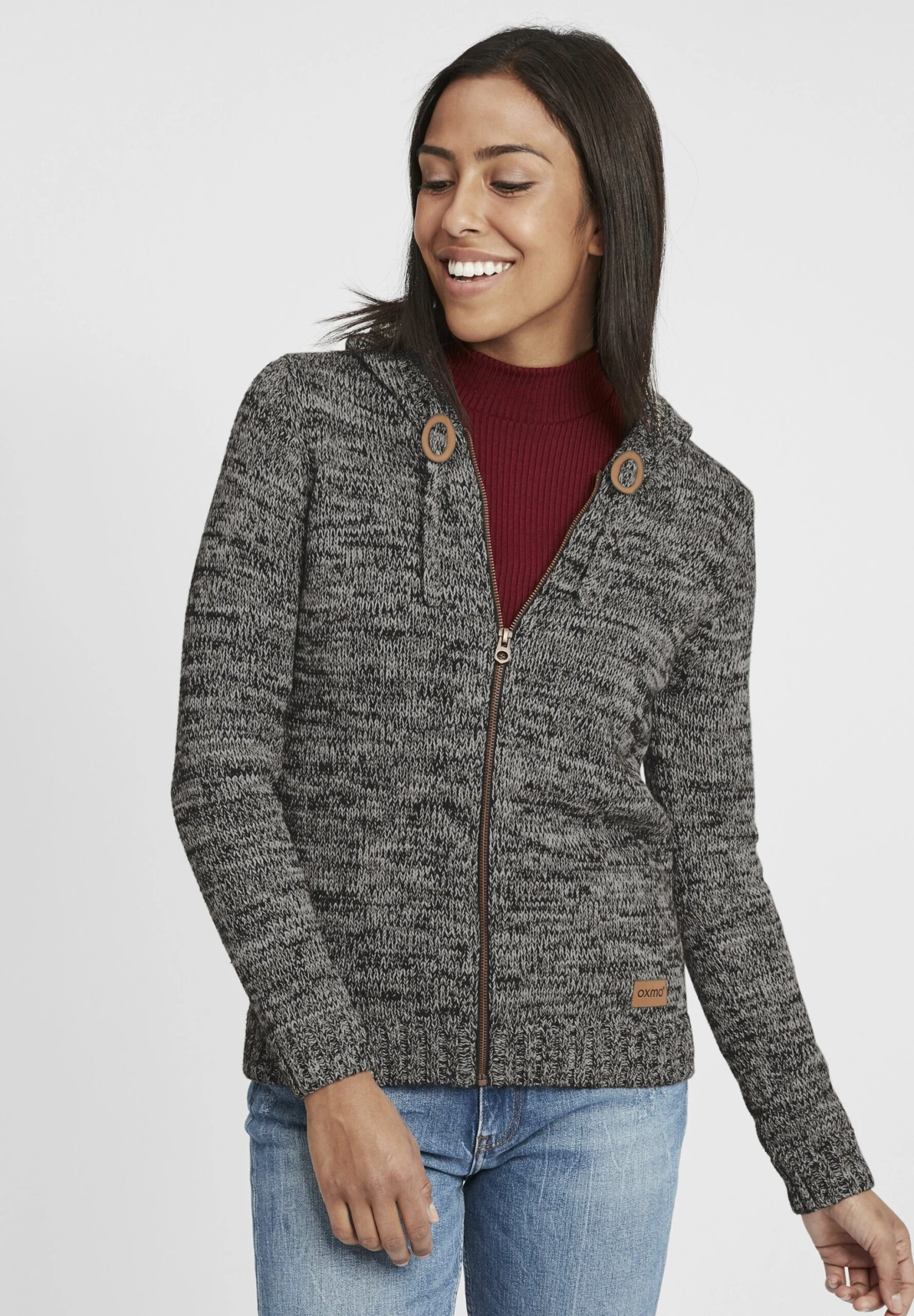 OXMO OXPHILADELPHIA - Cardigan - Black 1 OXMO OXPHILADELPHIA - Cardigan - Black
