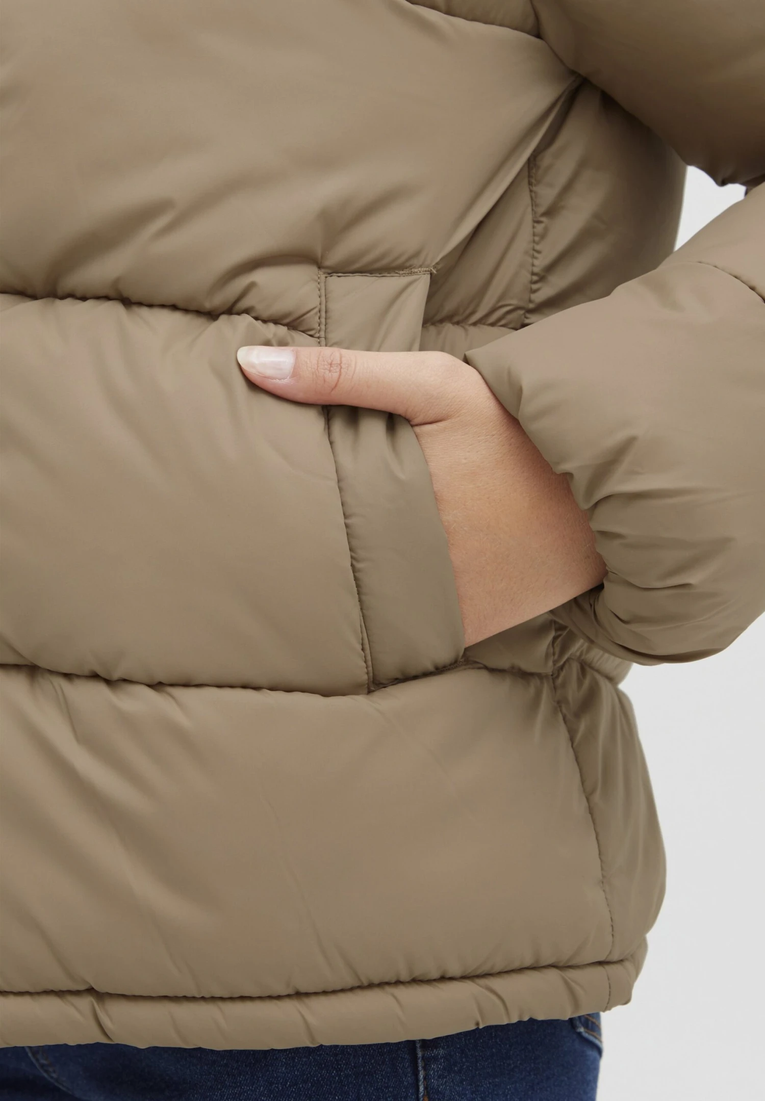 OXMO OXBODILA - Winter Jacket - Tannin 3 OXMO OXBODILA - Winter Jacket - Tannin - Image 3