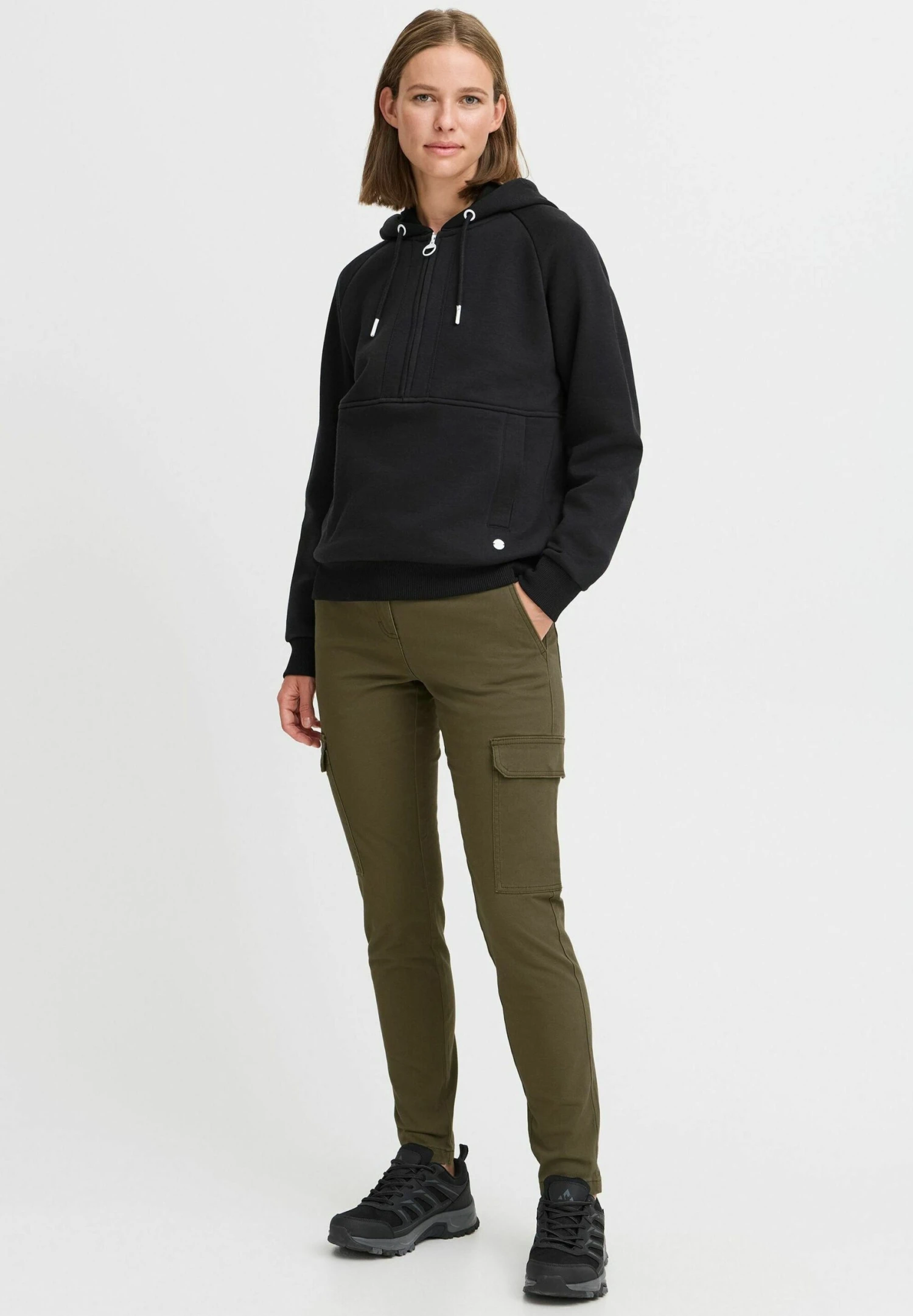 OXMO OXPALER SLIM FIT - Cargo Trousers - Grape Leaf 2 OXMO OXPALER SLIM FIT - Cargo Trousers - Grape Leaf - Image 2