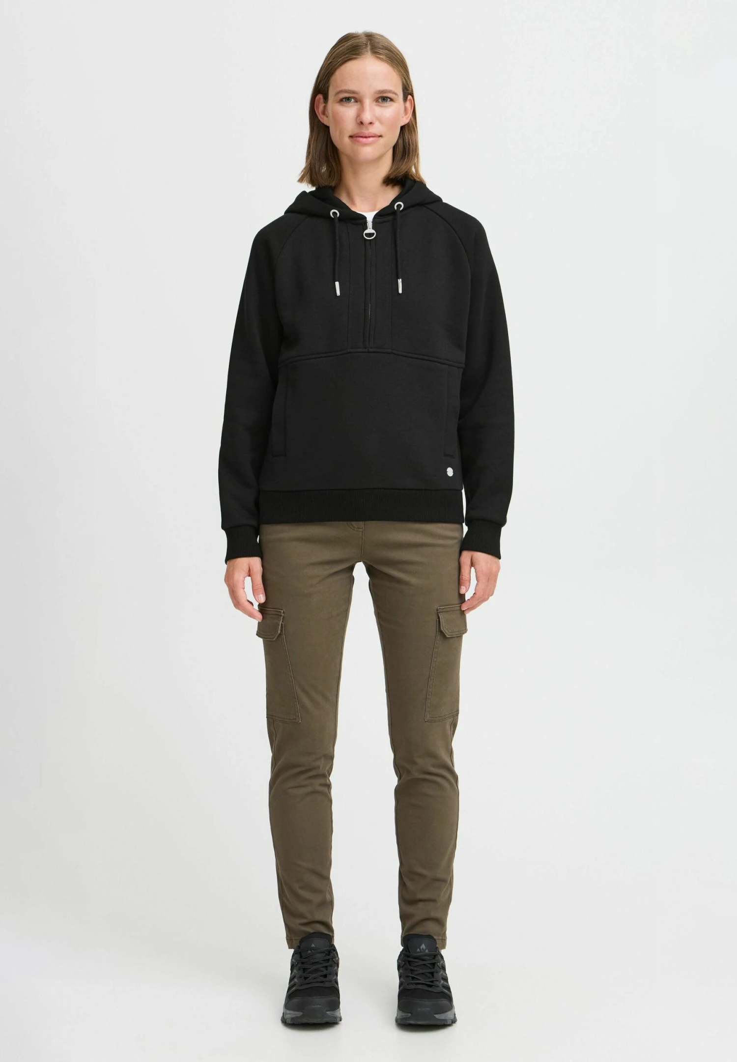 OXMO OXANDREA - Hoodie - Black 2 OXMO OXANDREA - Hoodie - Black - Image 2